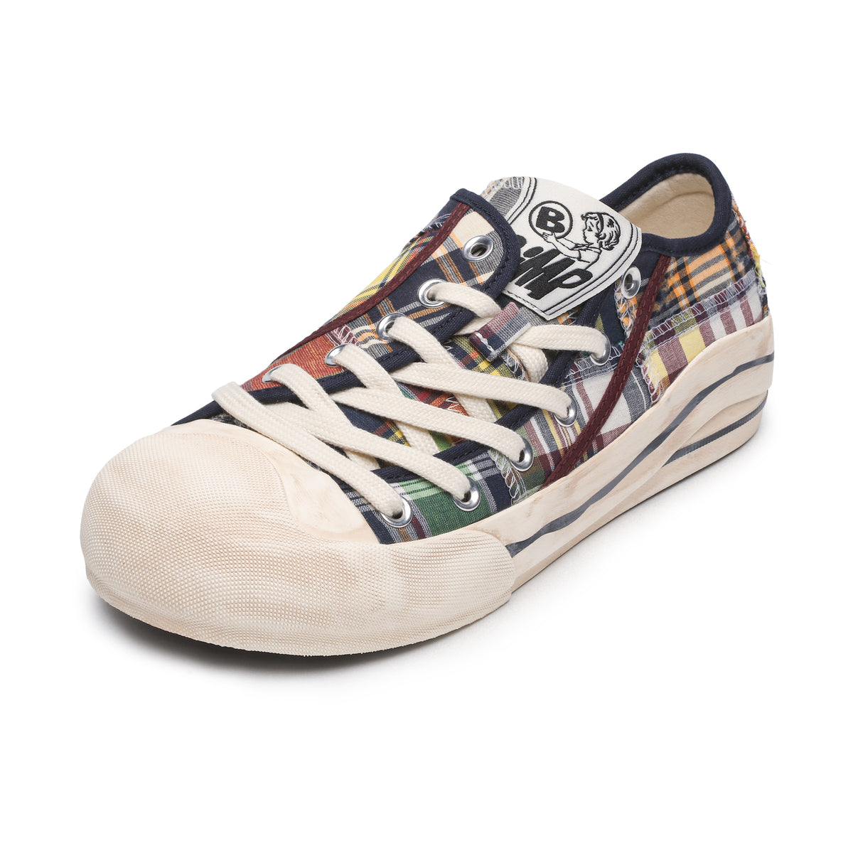 BBiMP Twist Canvas Sneaker-Blue Gingham