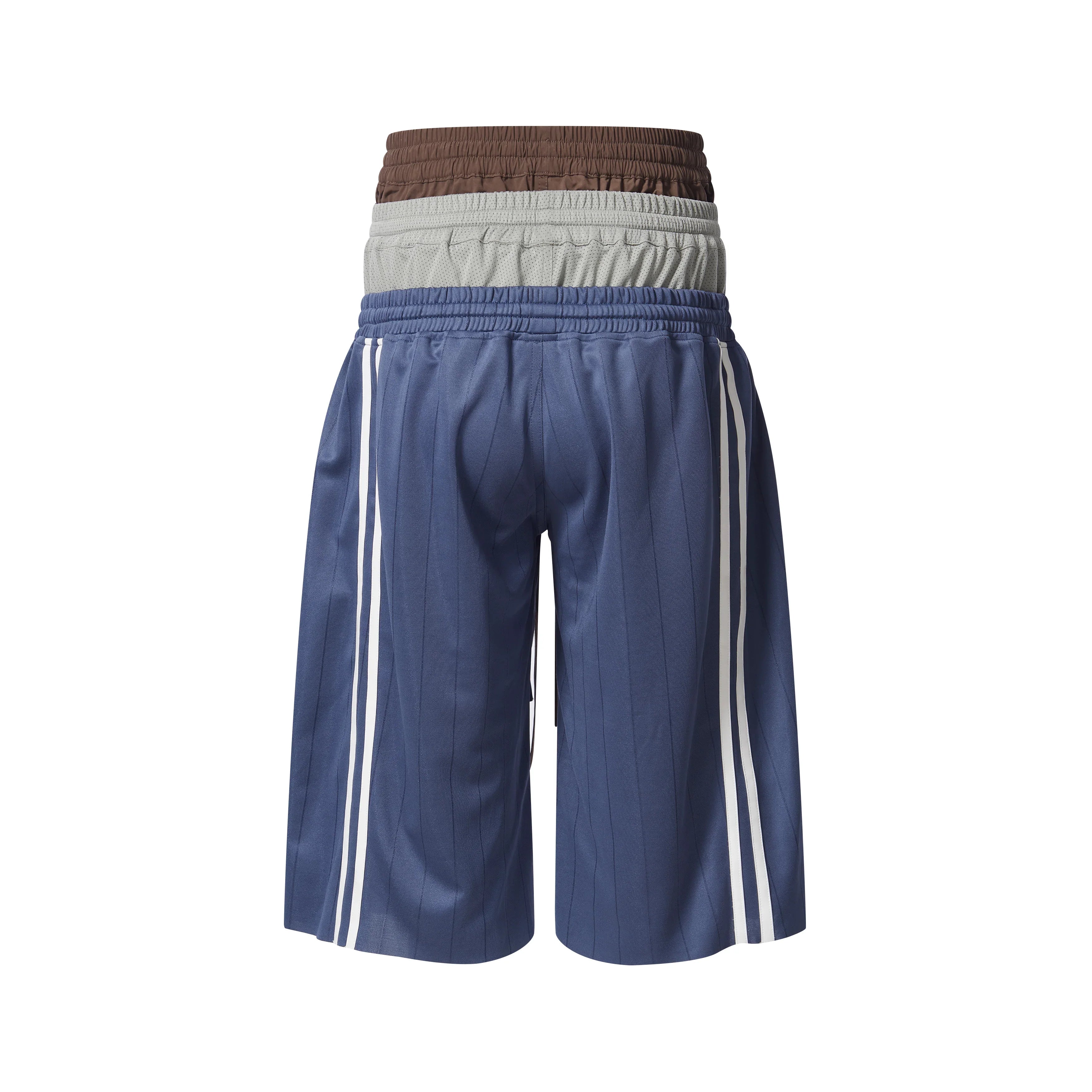 BBiMP Contrast Panel Multi-Waist Sports Shorts - BBiMP