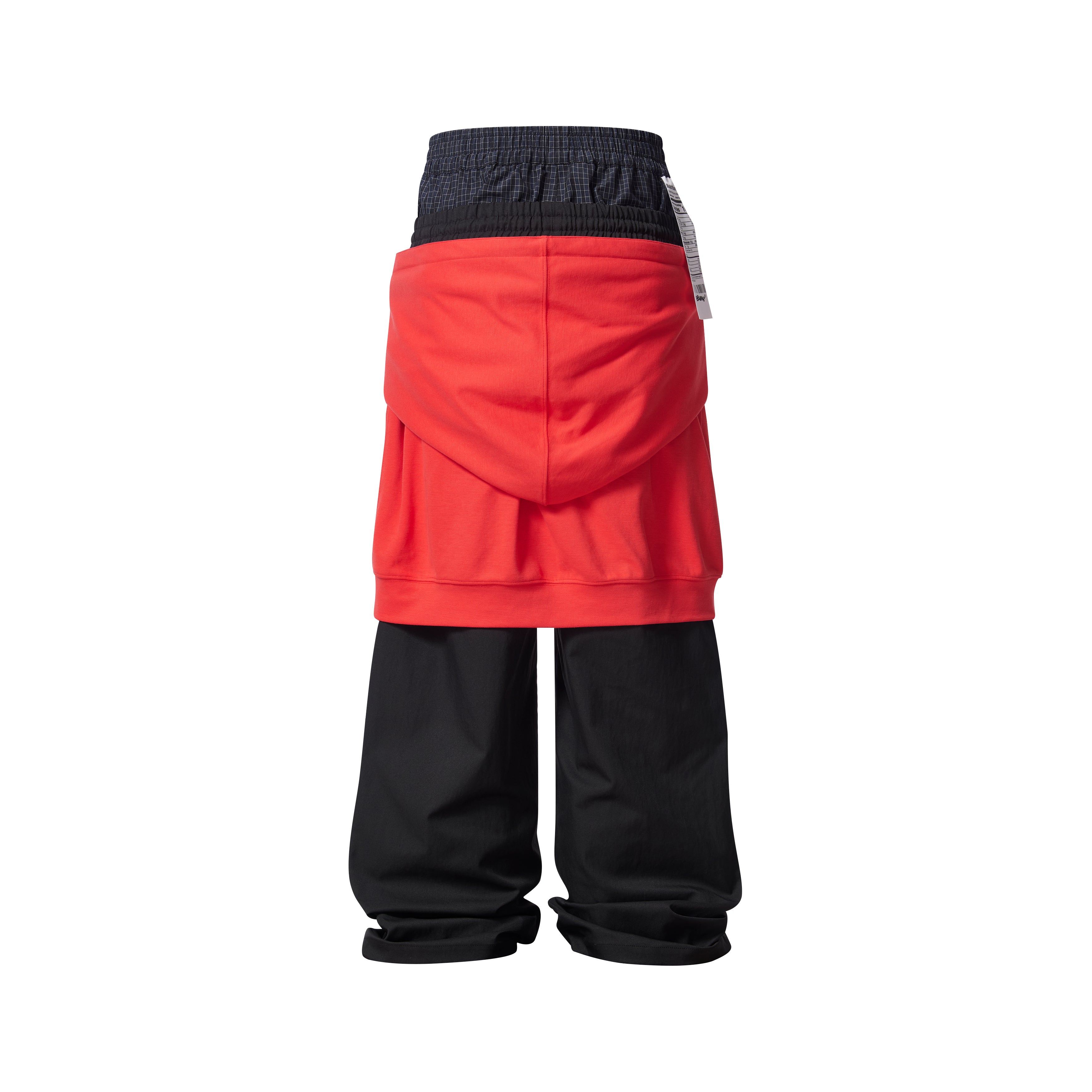 BBiMP Fake Double Layer Multi-Waist Sweat Pants