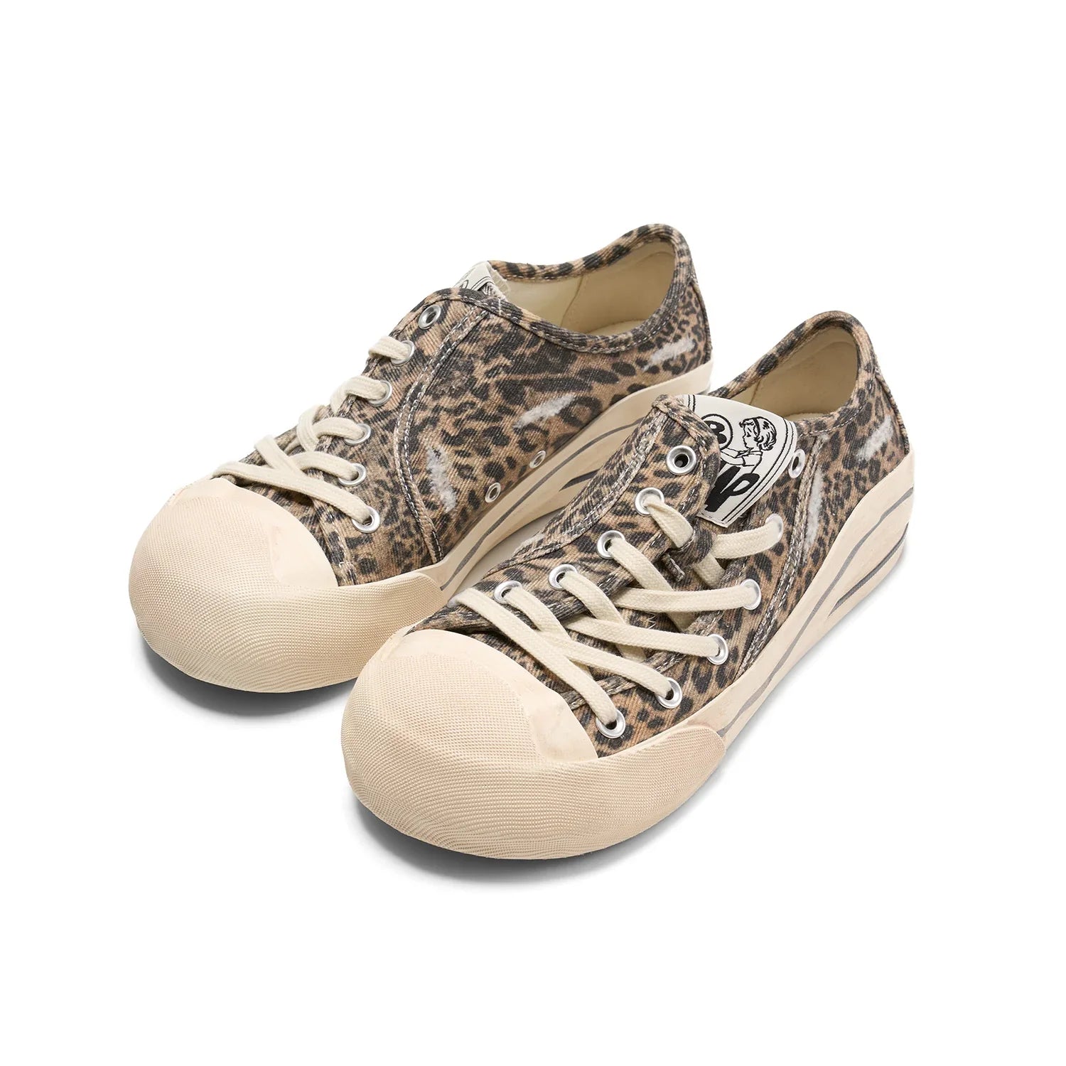 BBiMP Twist Canvas Sneaker-Leopard Print