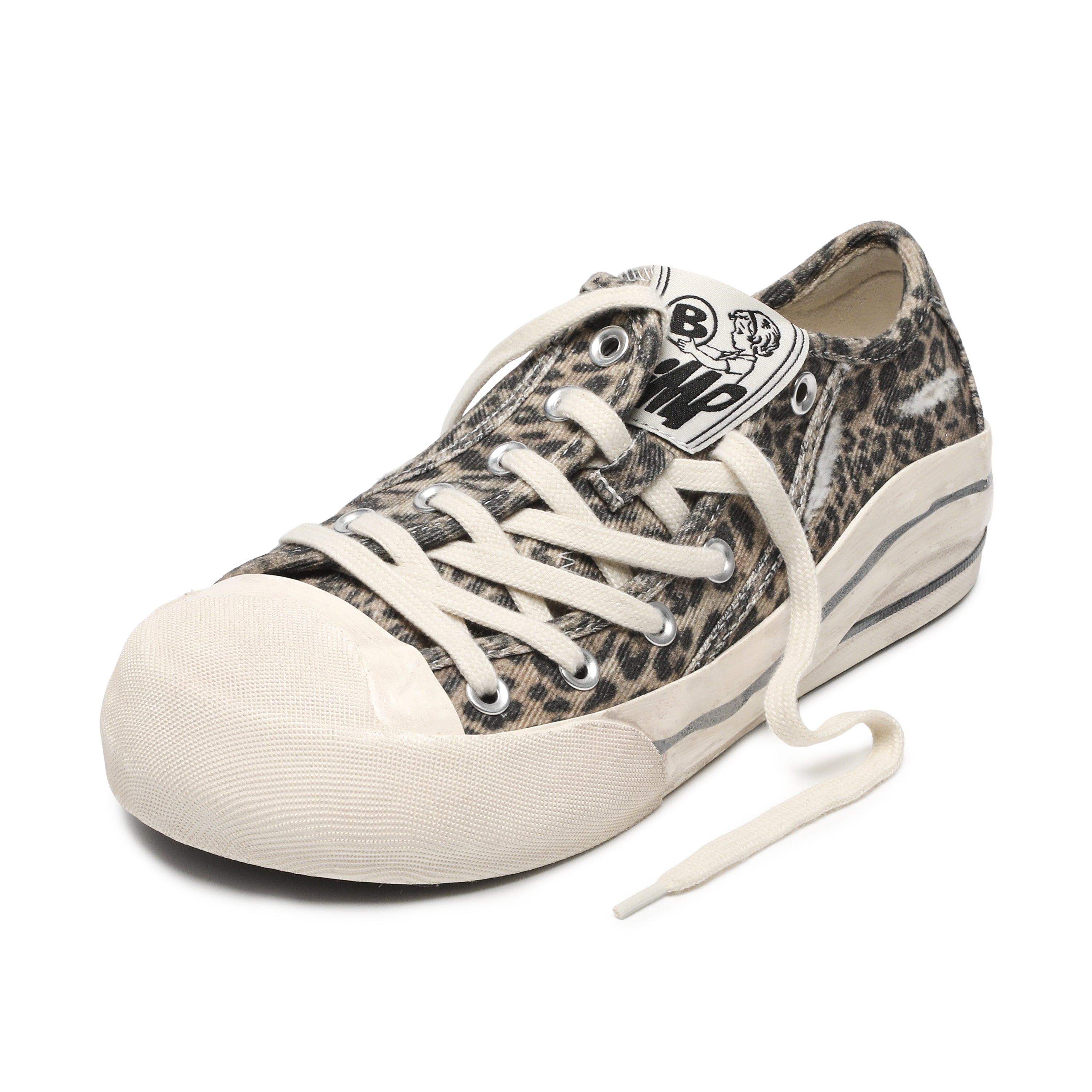 BBiMP Twist Canvas Sneaker-Leopard Print