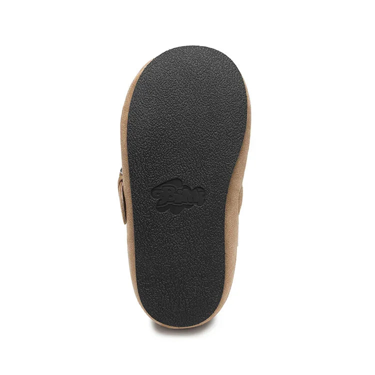 BBiMP Cartoon Puff-Lock Slippers – Brown