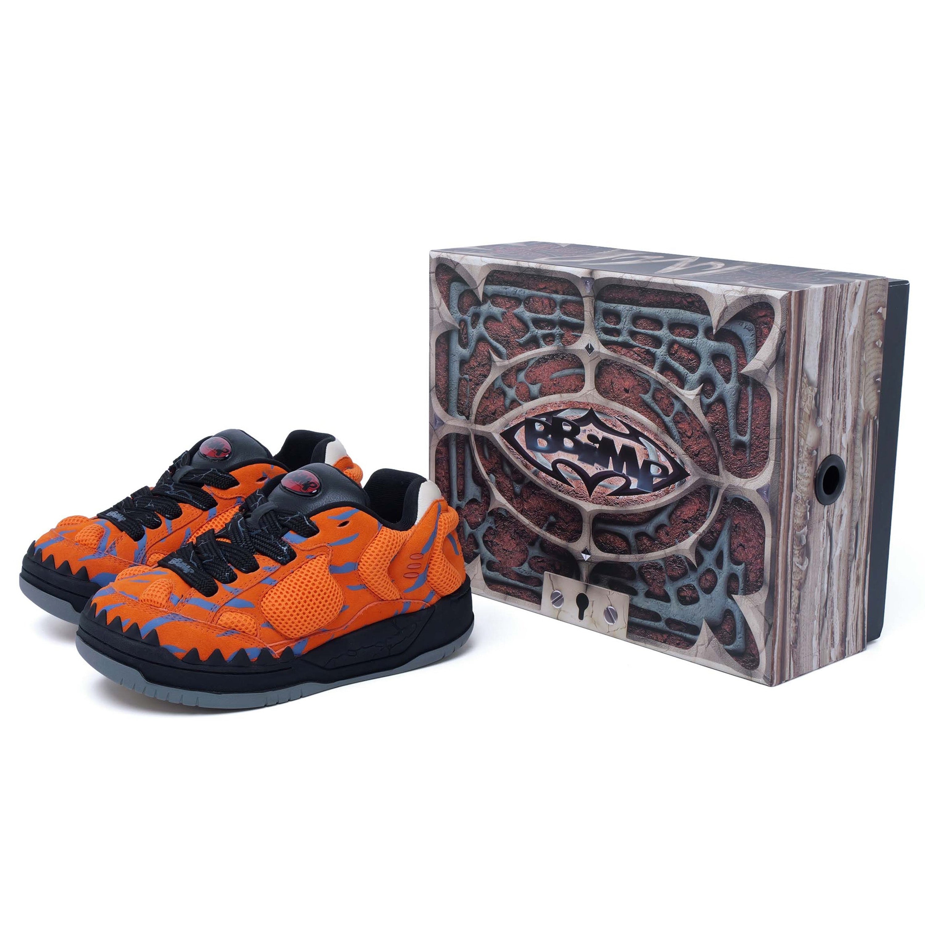 BBiMP Chaussures Dinosaur – Orange Halloween