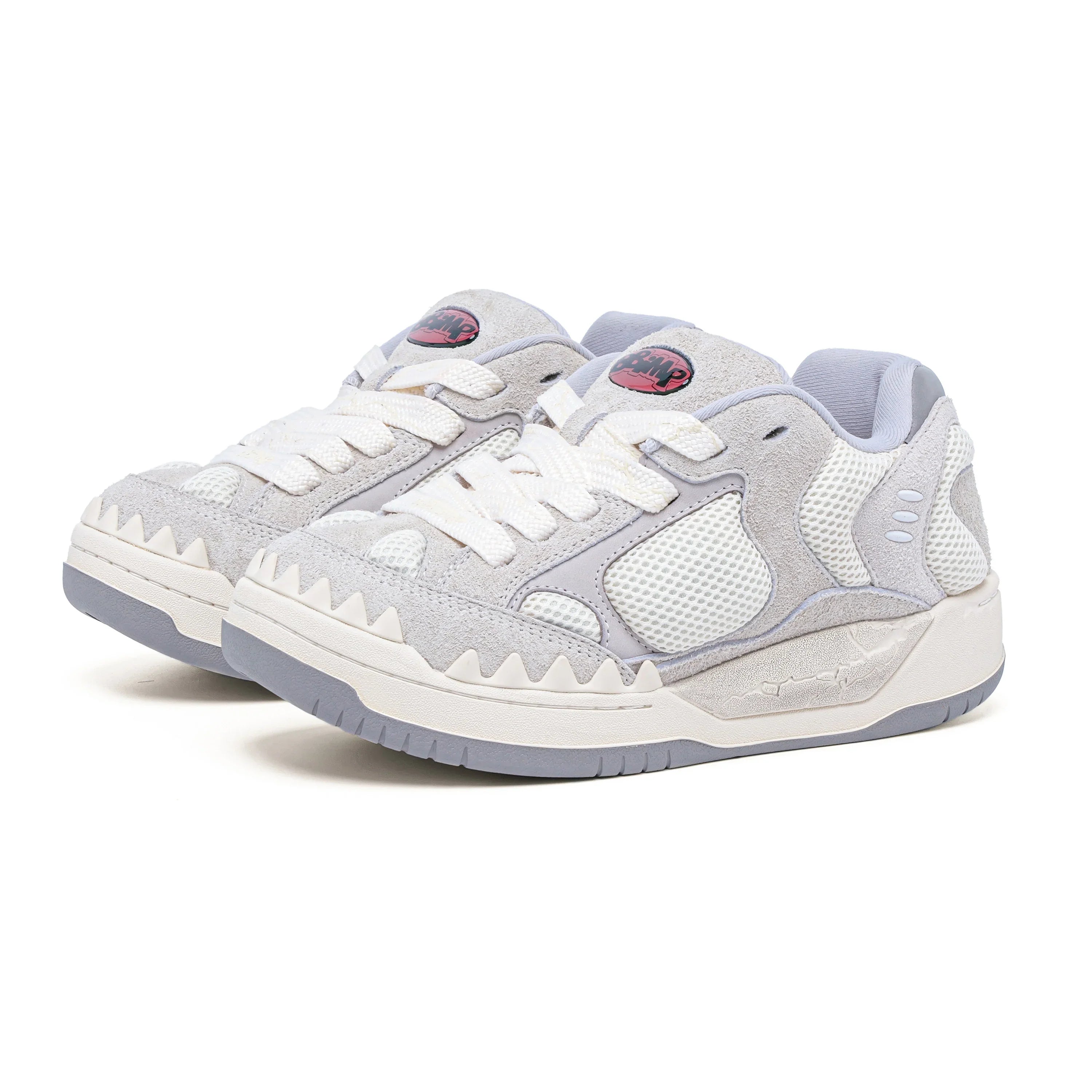 BBiMP Dinosaur Shoes White