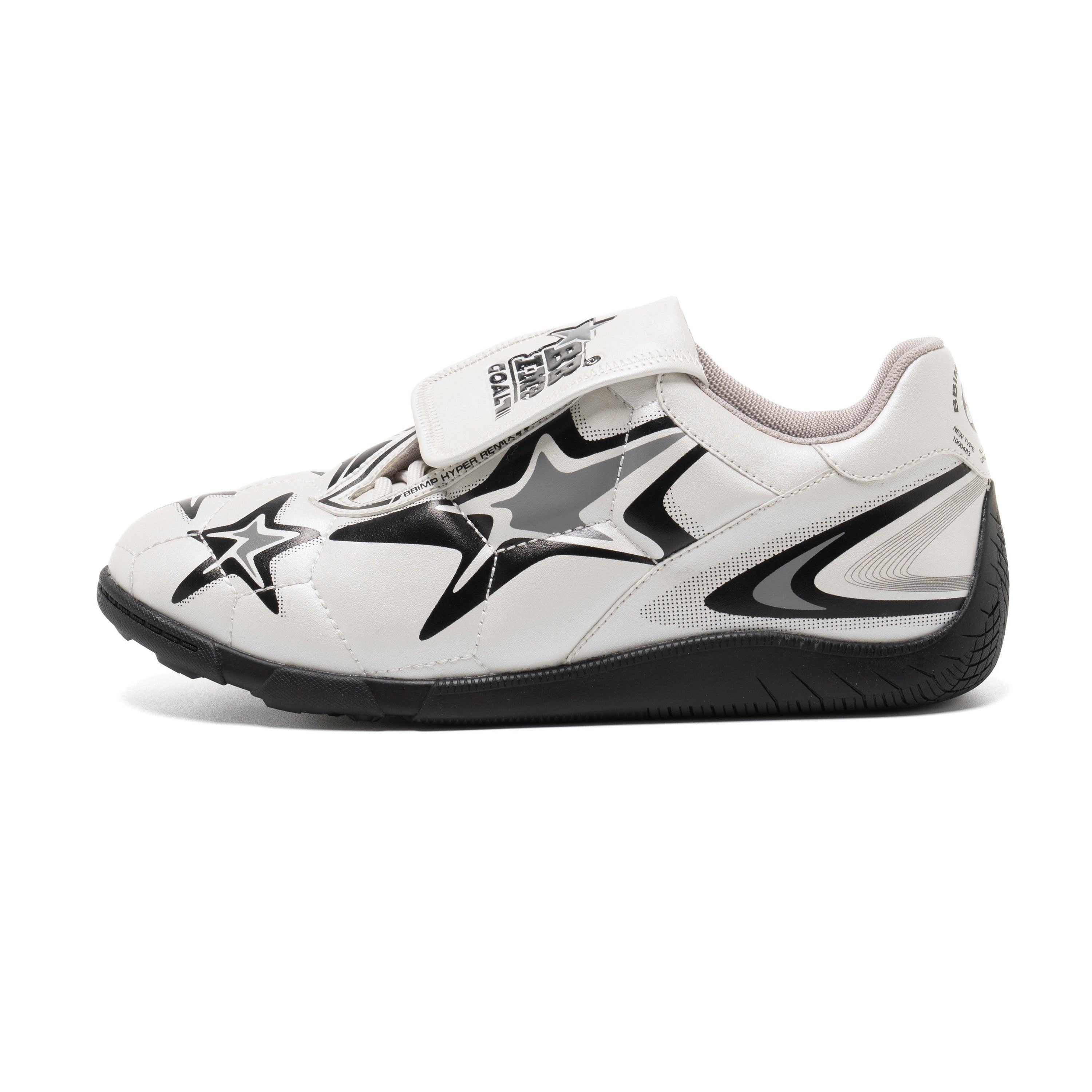 BBiMP Chaussures de Football Goal – Blanc Pur