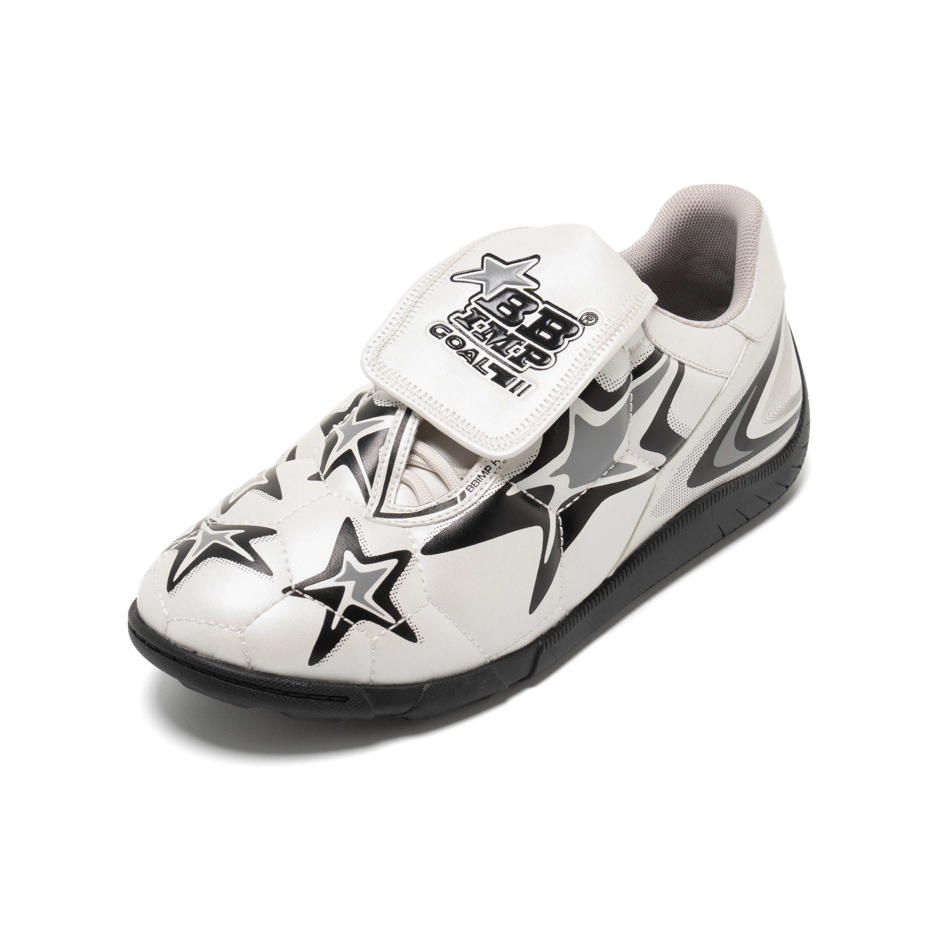 BBiMP Chaussures de Football Goal – Blanc Pur
