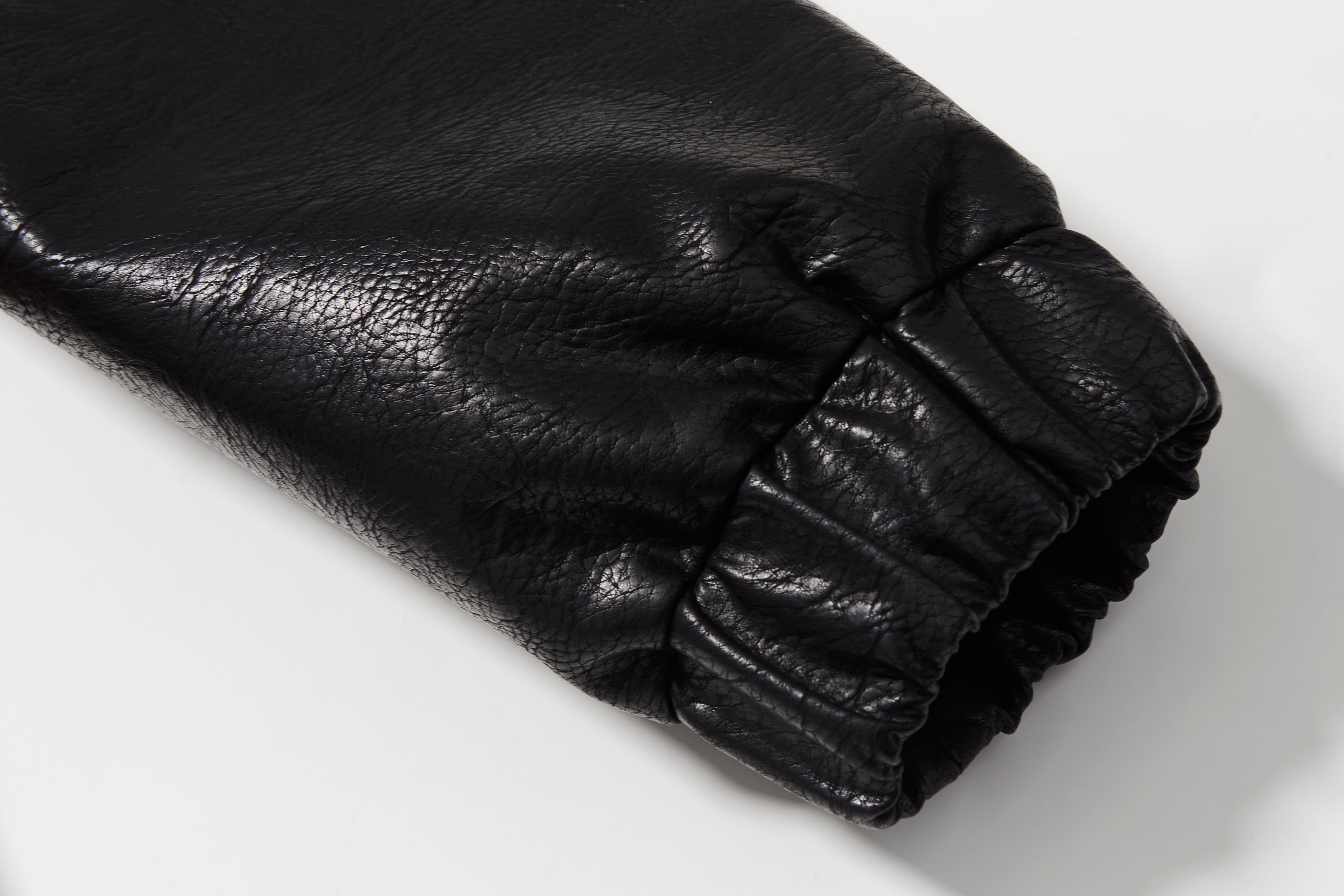 BBiMP Flame Embellished Sequin Leather Jacket