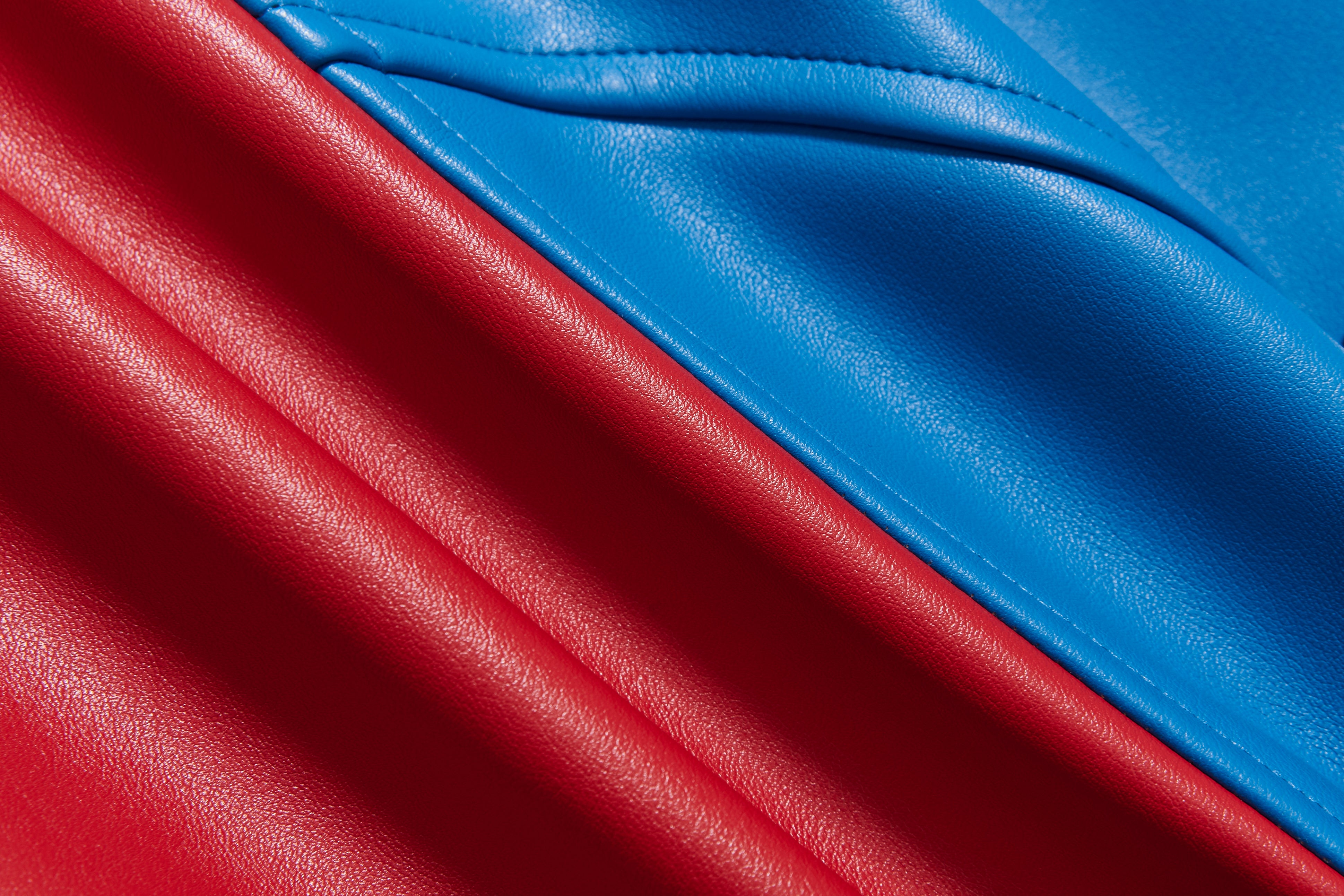 BBiMP Demon Embroidery Heavy Biker Leather Jacket