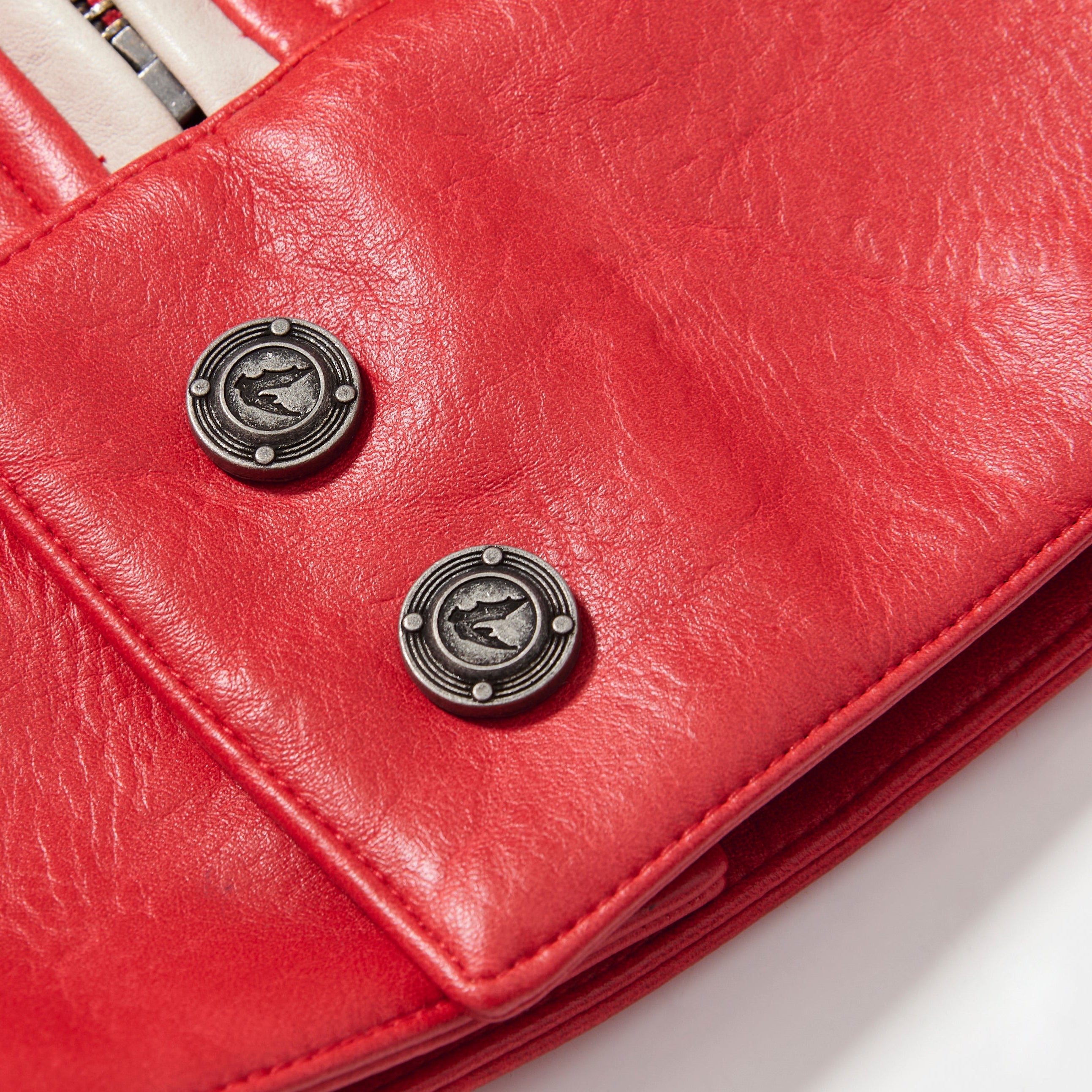 BBiMP Akira 3D Cut Panel Stitch Moto Leather Jacket