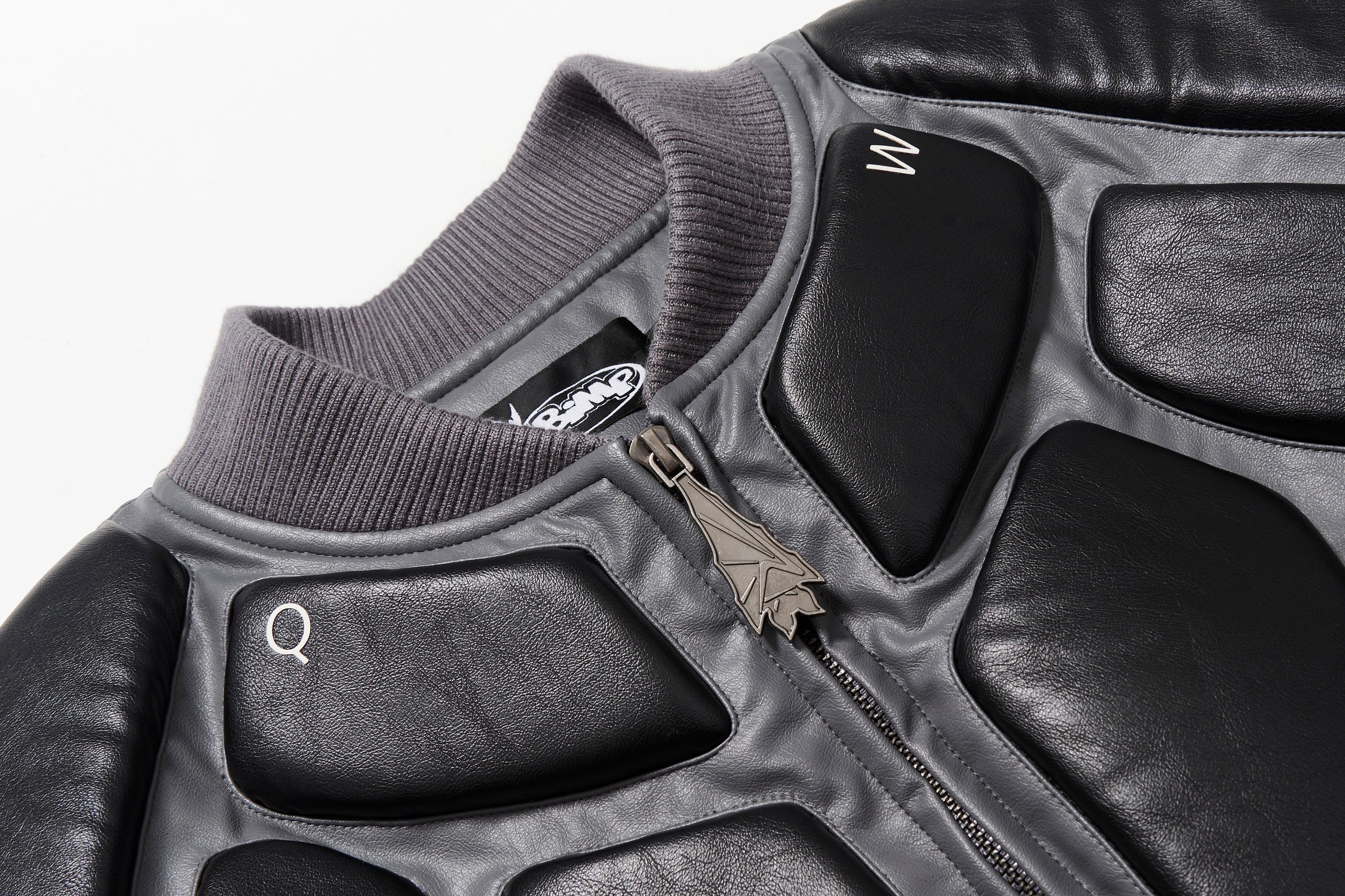 BBiMP 3D Keyboard Embossed Heavy Puffer Jacket - BBiMP