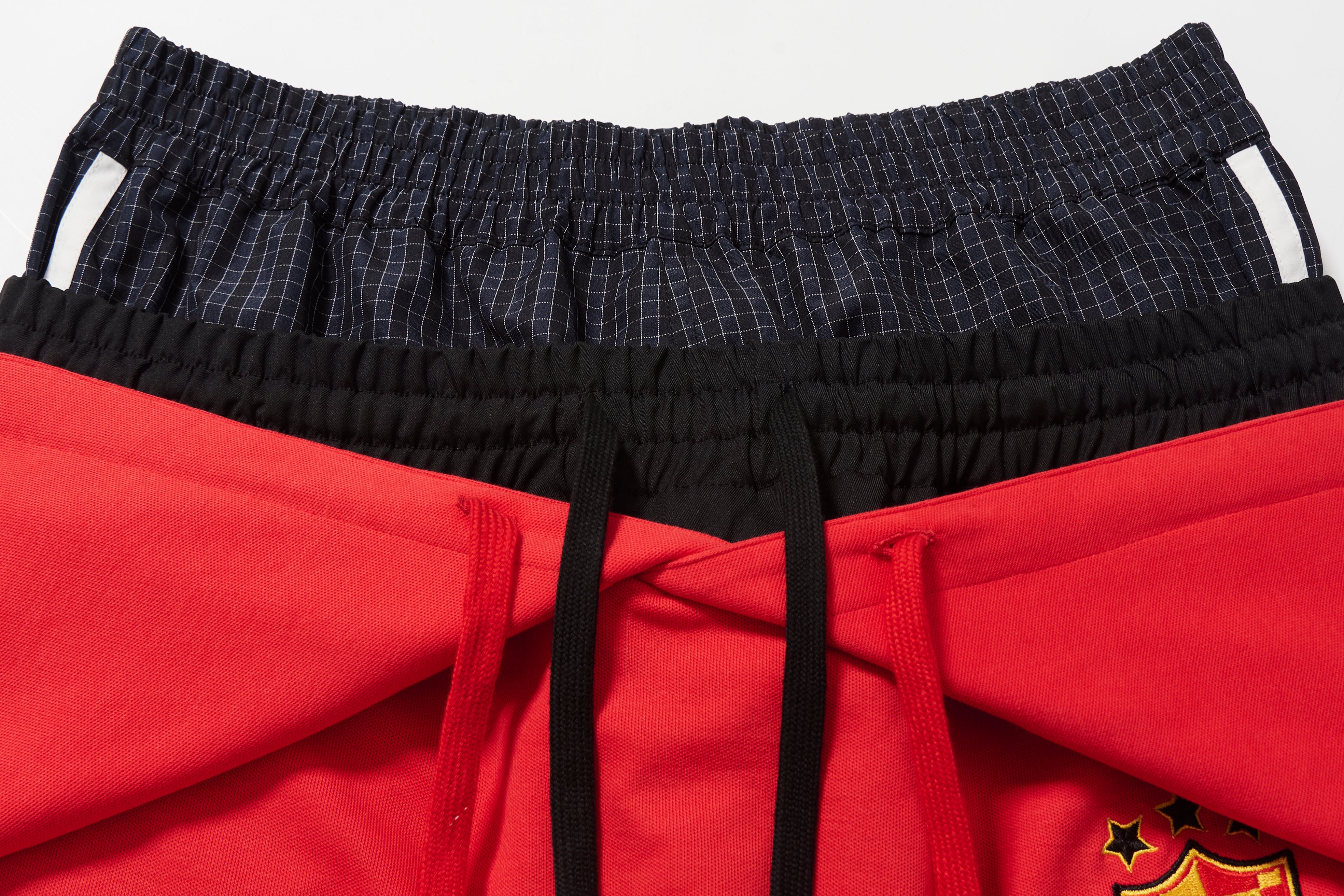 BBiMP Fake Double Layer Multi-Waist Sweat Pants