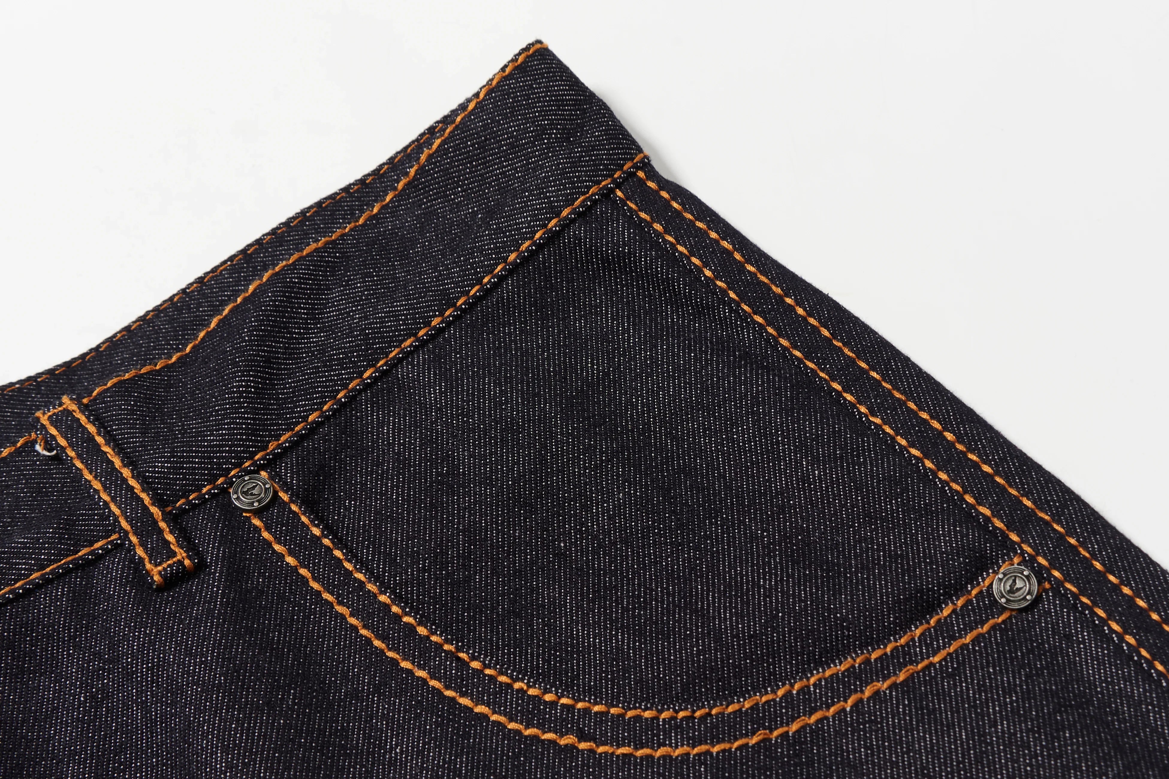 BBiMP Raw Denim Cargo Pants with Football Sequin Pattern - BBiMP