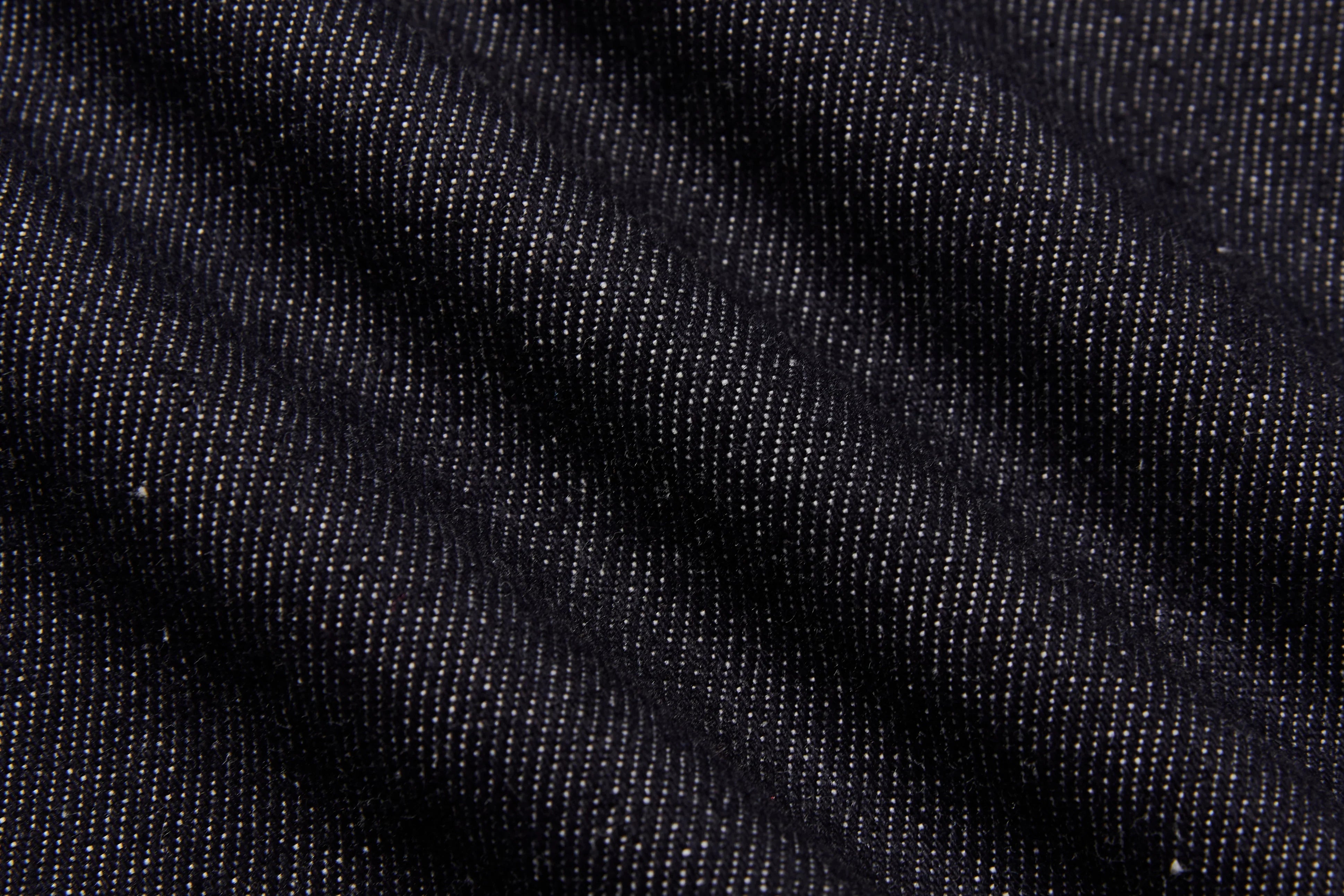 BBiMP Raw Denim Cargo Pants with Football Sequin Pattern - BBiMP