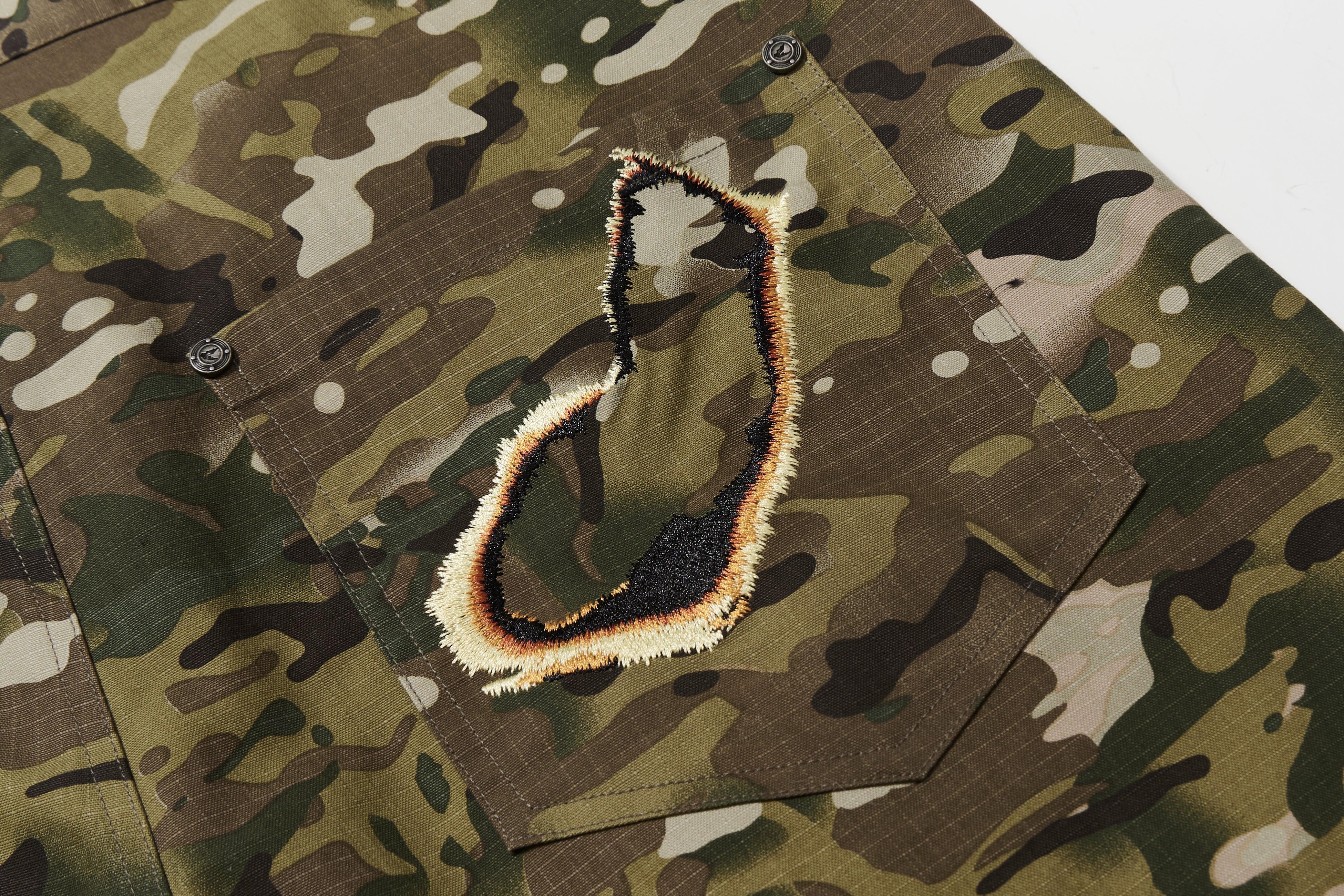 BBiMP Distressed Camo Tactical Cargo Pants - BBiMP