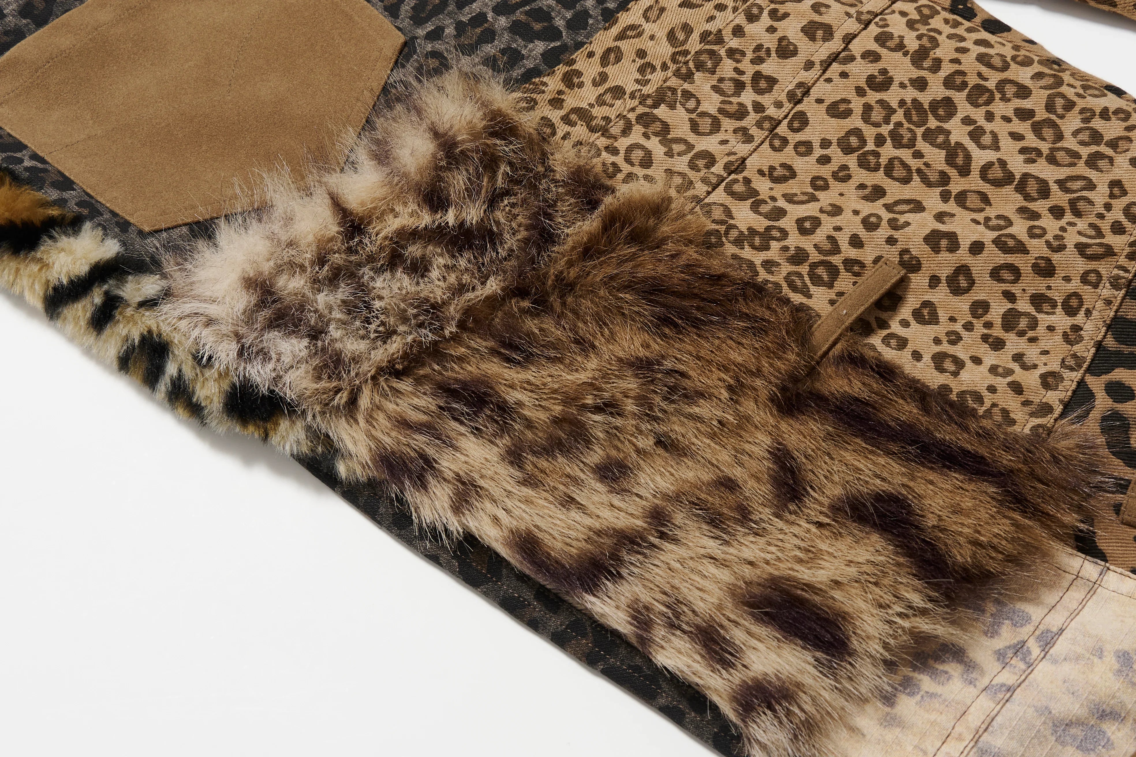 BBiMP Patchwork Leopard Print Trousers - BBiMP