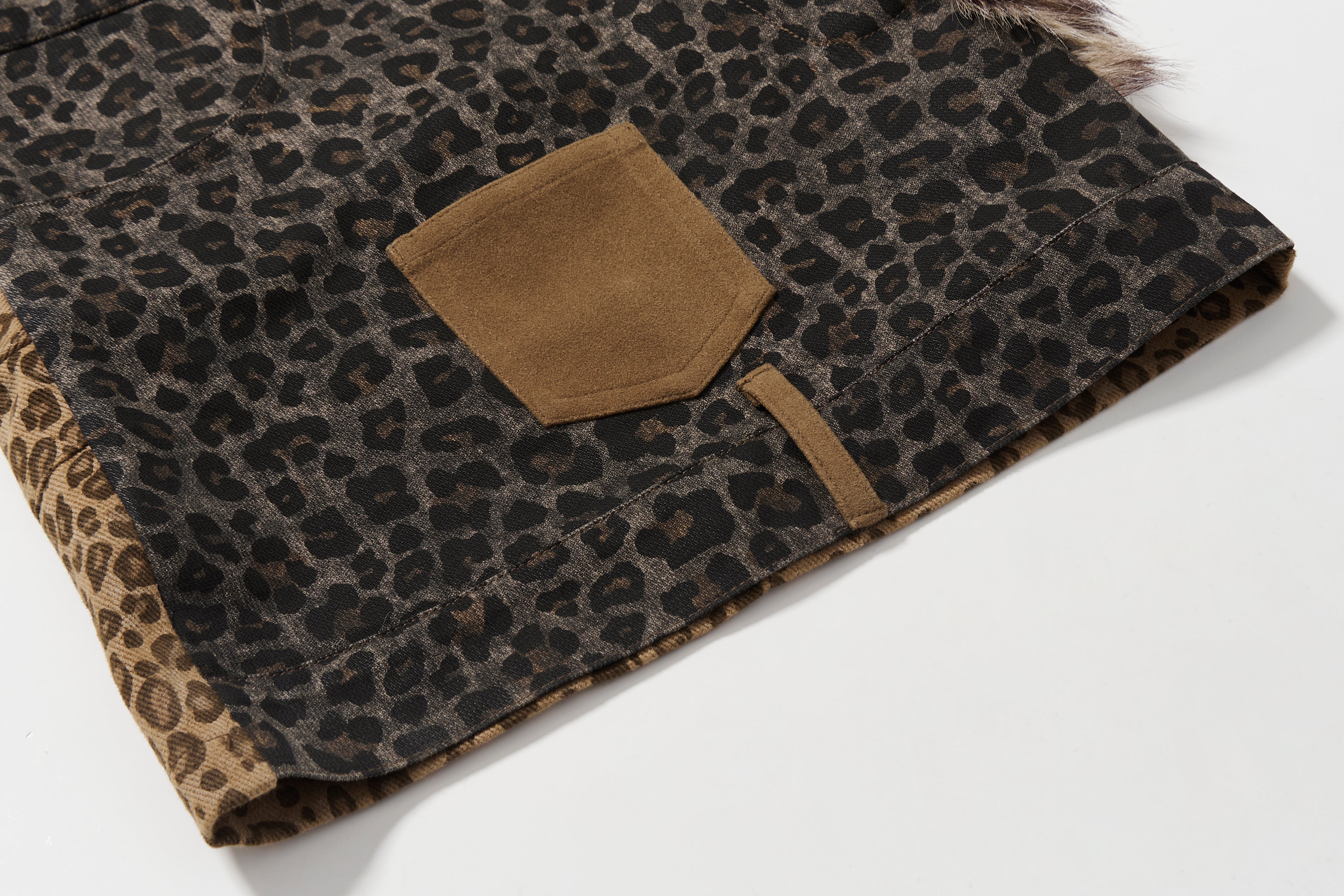 BBiMP Patchwork Leopard Print Trousers