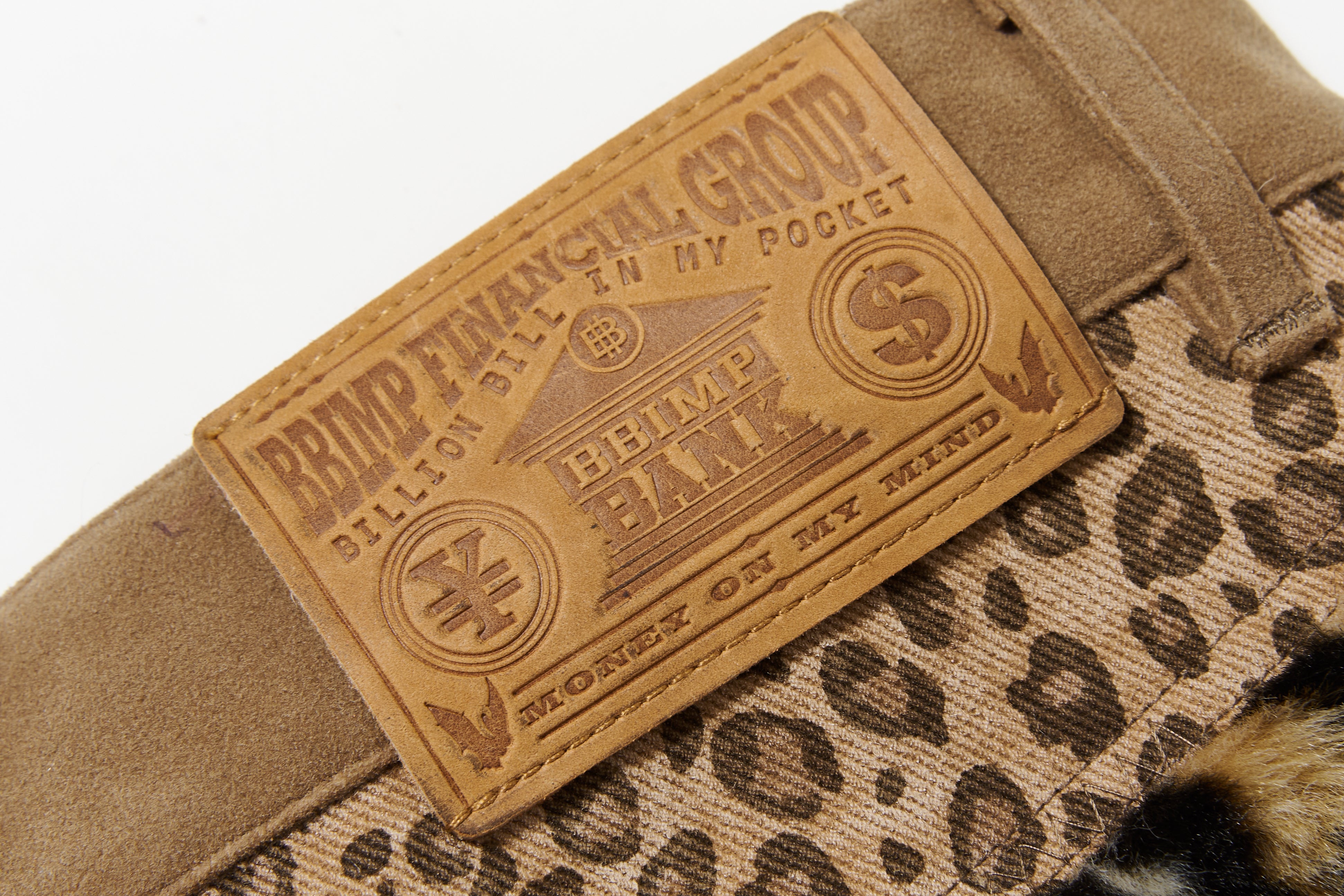 BBiMP Patchwork Leopard Print Trousers