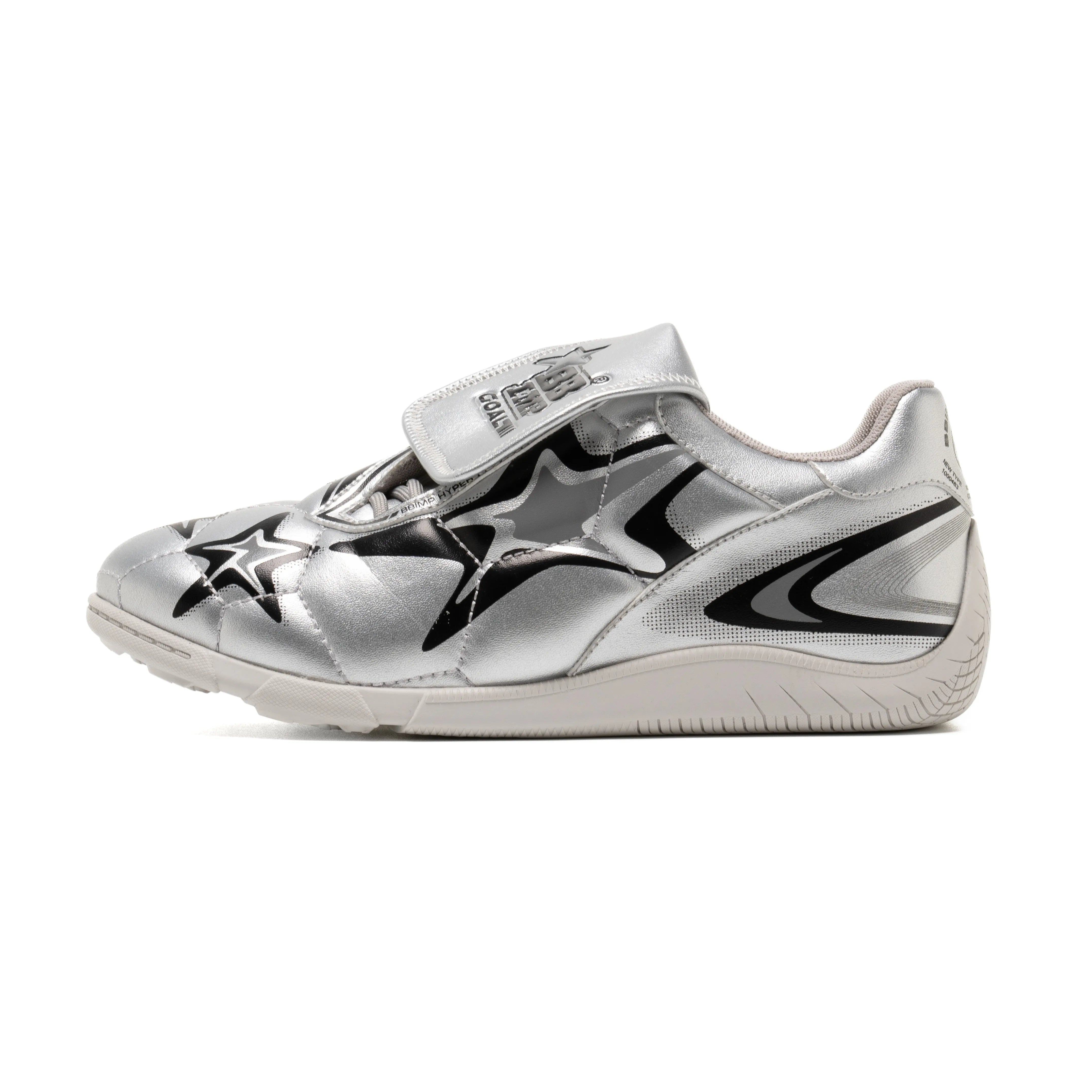 BBiMP Goal Soccer Shoes-Silver - BBiMP