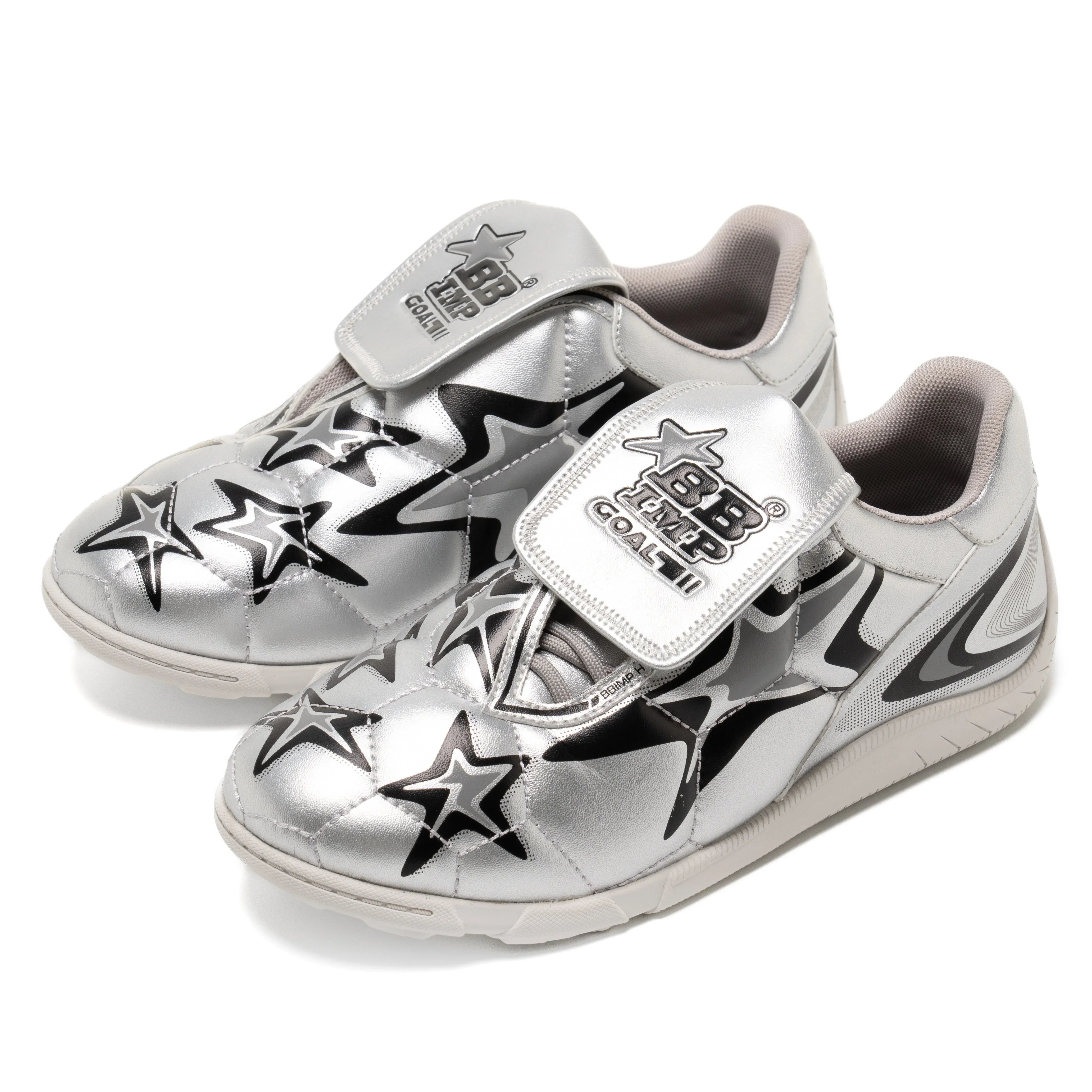 BBiMP Goal Soccer Shoes-Silver