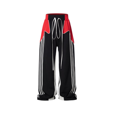 BBiMP Color Block Flow Line Stripe Athletic Pants - BBiMP