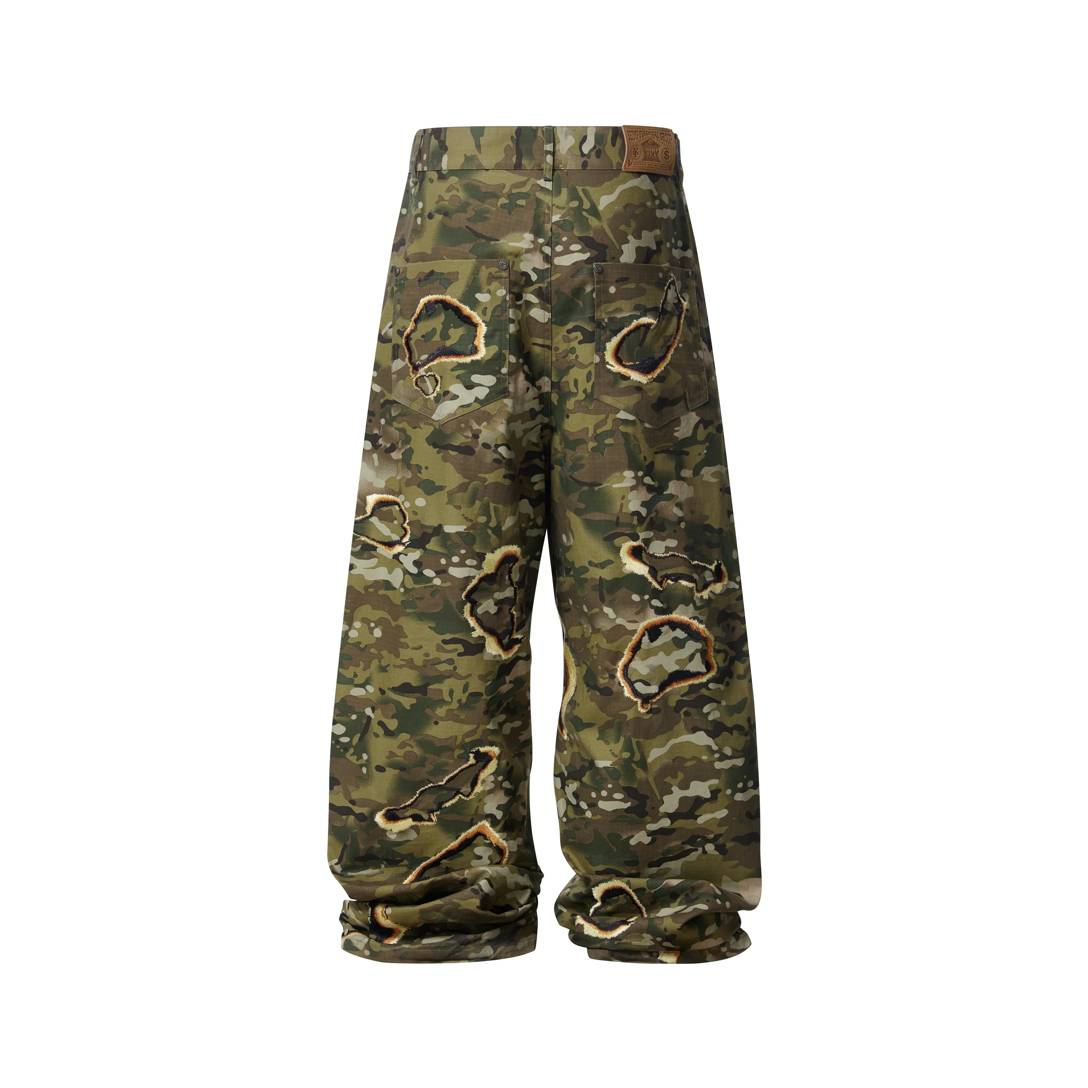 BBiMP Distressed Camo Tactical Cargo Pants | BBiMP