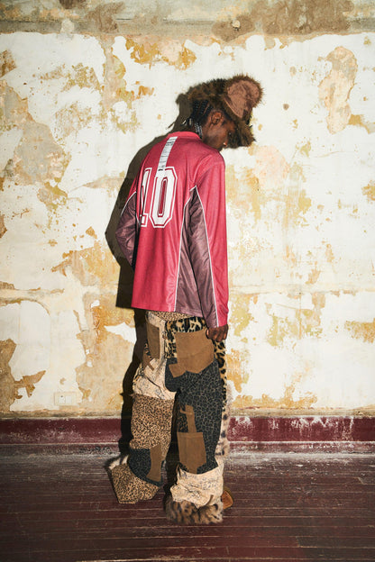 BBiMP Patchwork Leopard Print Trousers