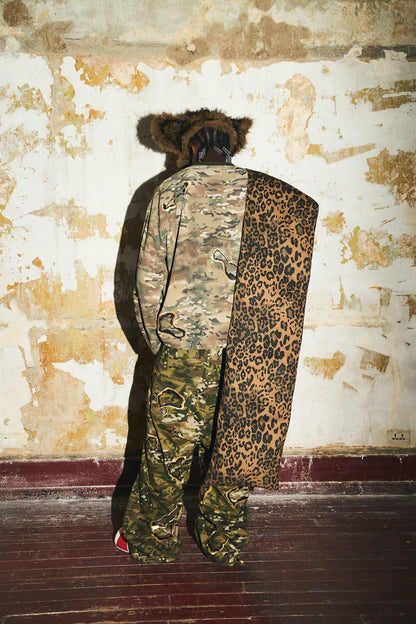 BBiMP Distressed Camo Tactical Cargo Pants