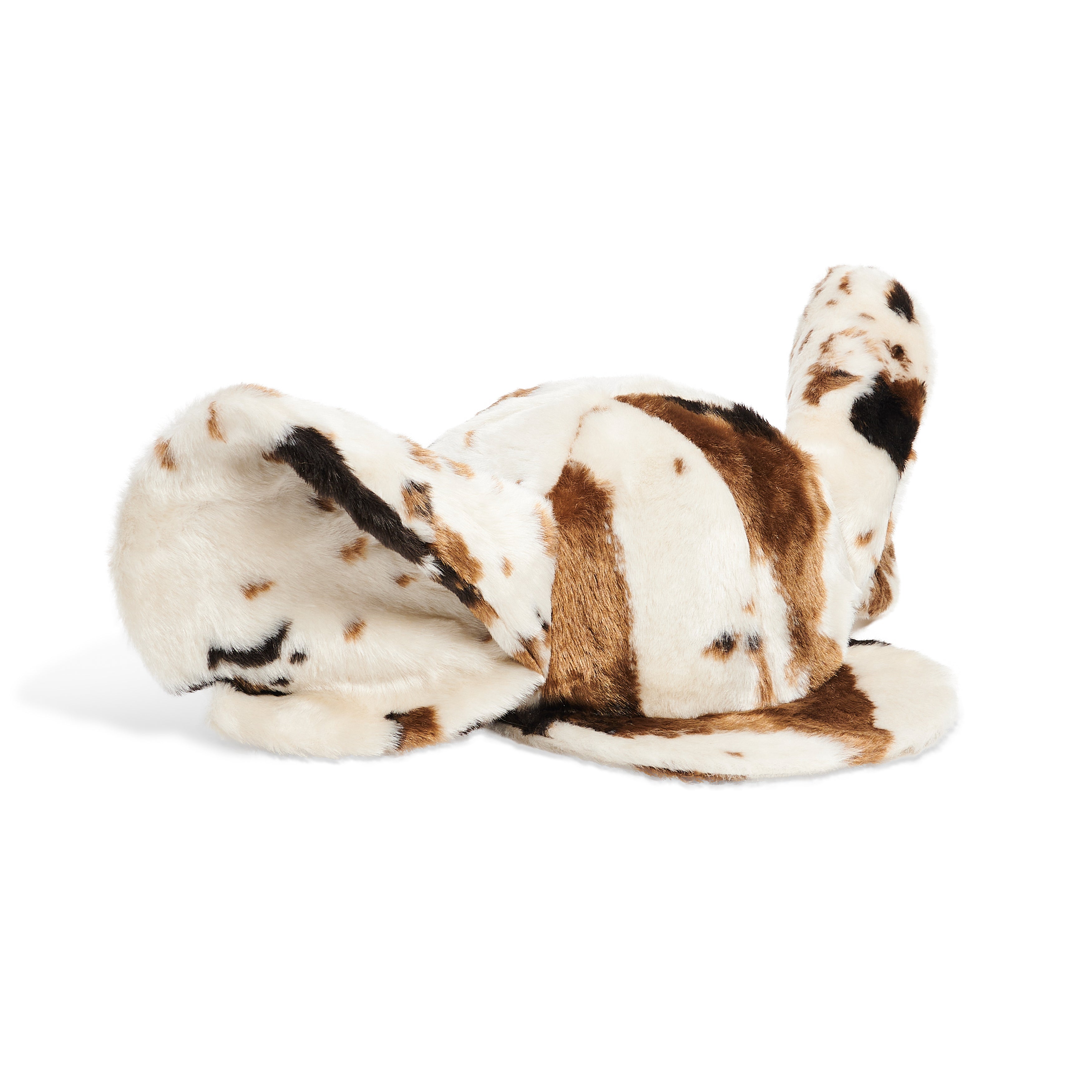 Fluffy Big Ear Snapback Cap - Cowhide