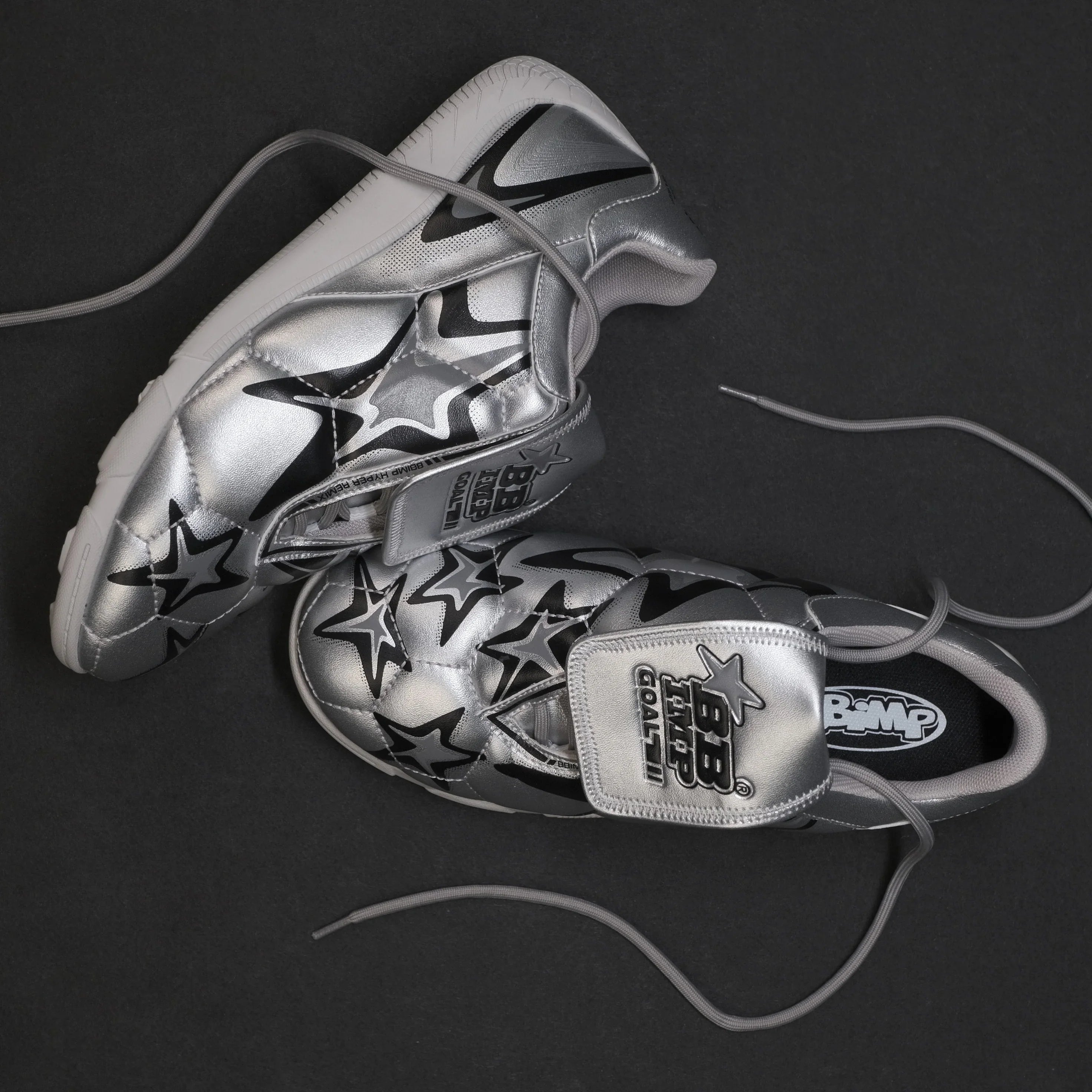 BBiMP Goal Soccer Shoes-Silver