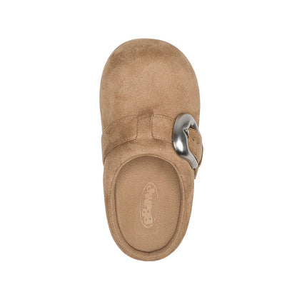 BBiMP Cartoon Puff-Lock Slippers – Brown