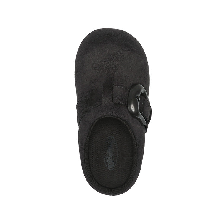 BBiMP Cartoon Puff-Lock Slippers – Carbon Black