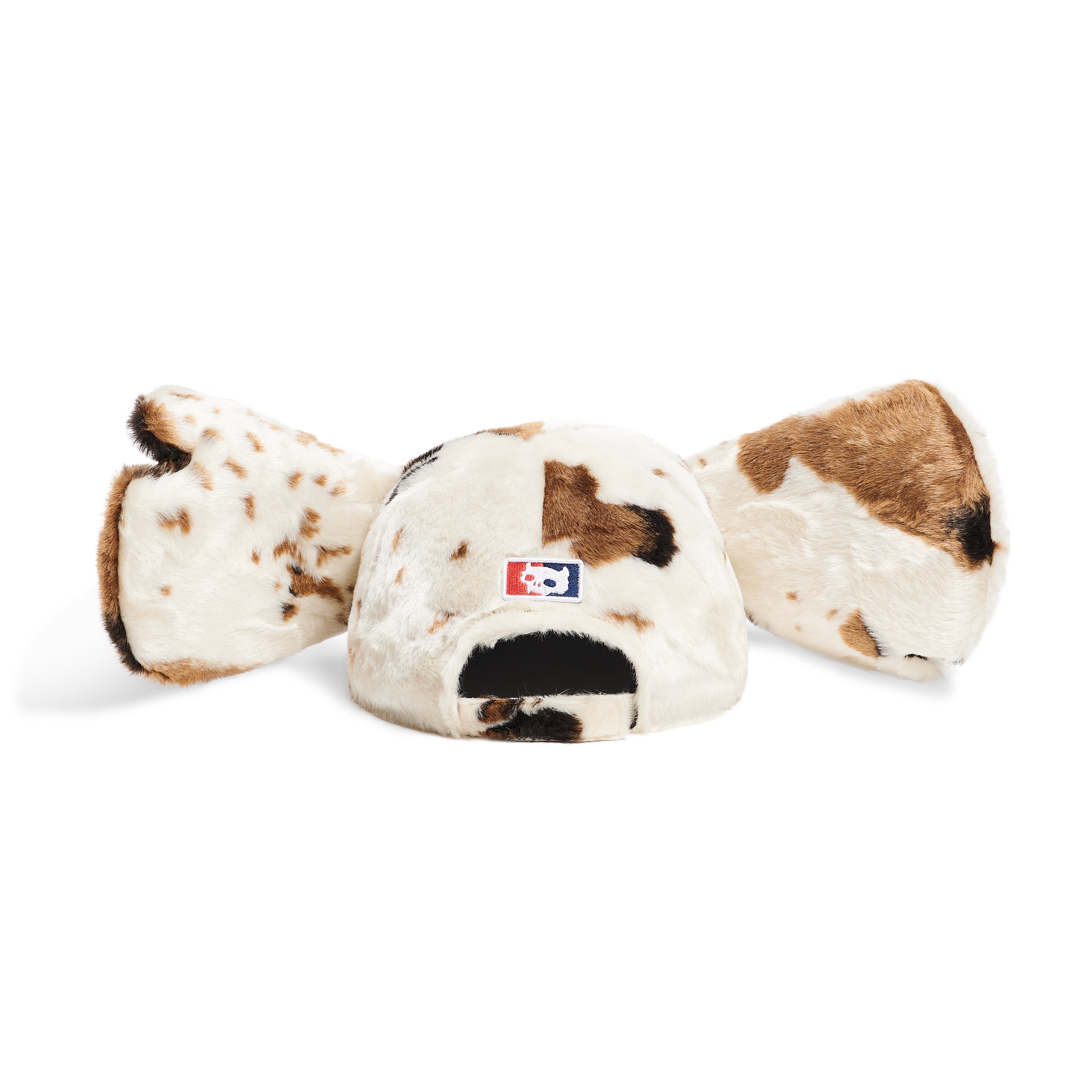 Fluffy Big Ear Snapback Cap - Cowhide