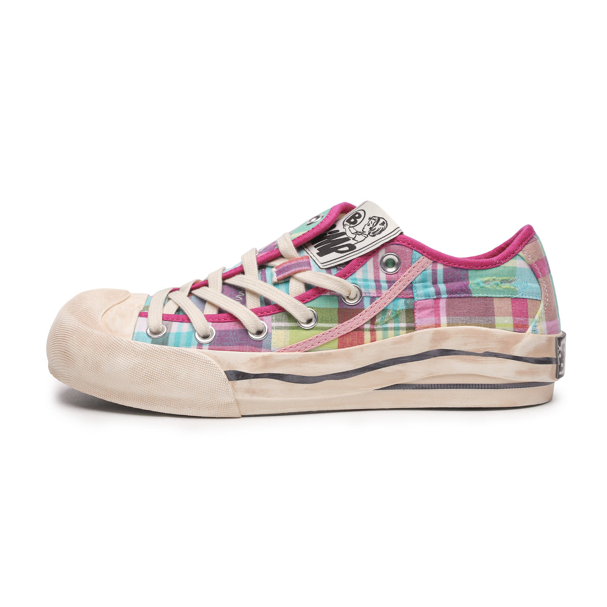 BBiMP Twist Canvas Sneaker-Pink Gingham