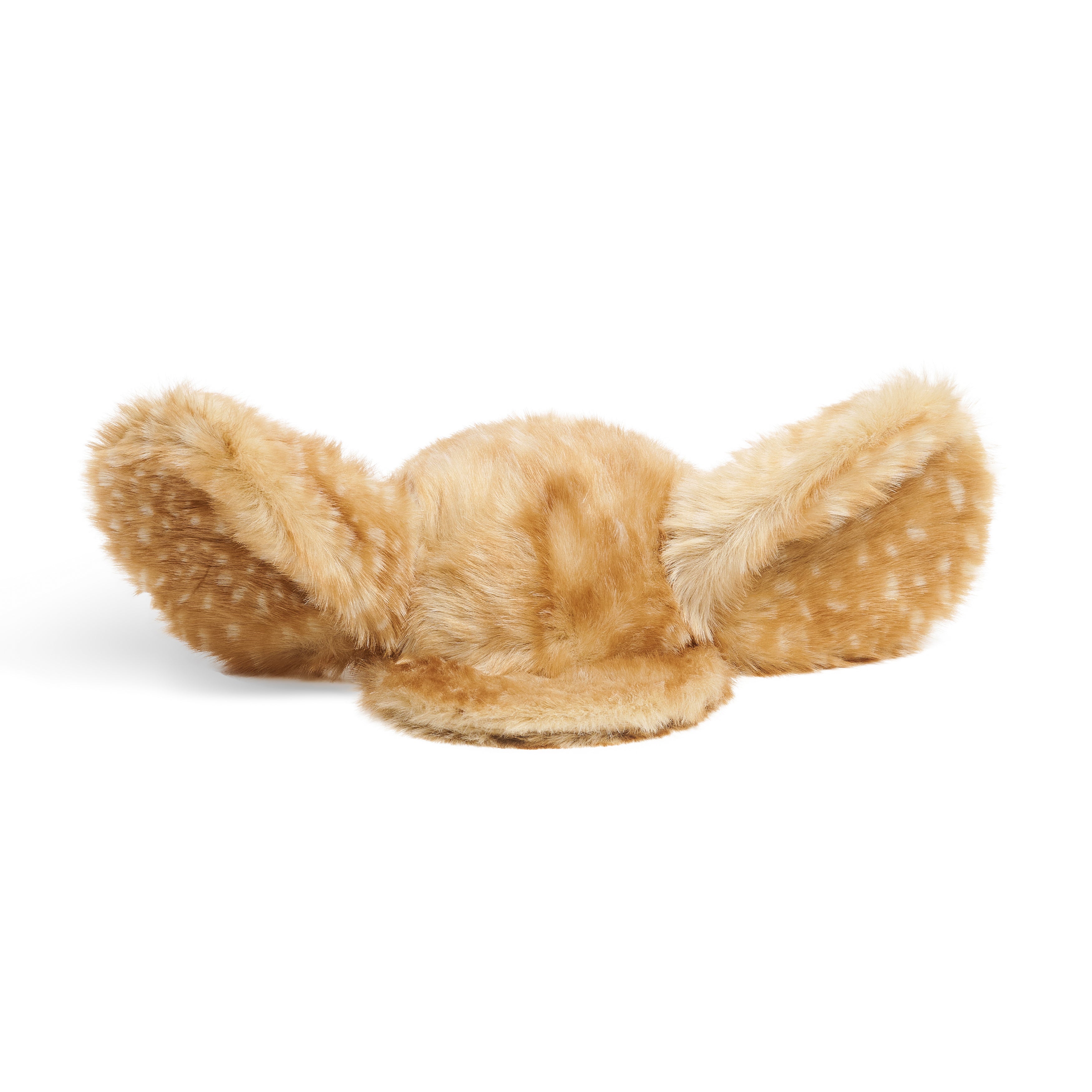 Fluffy Big Ear Snapback Cap - Yellow