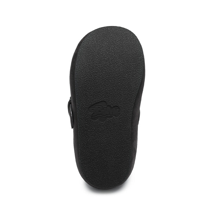 BBiMP Cartoon Puff-Lock Slippers – Carbon Black