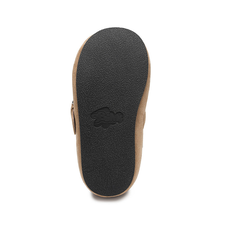 BBiMP Cartoon Puff-Lock Slippers – Brown