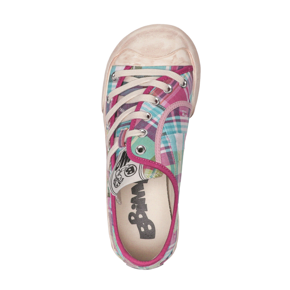 BBiMP Twist Canvas Sneaker-Pink Gingham