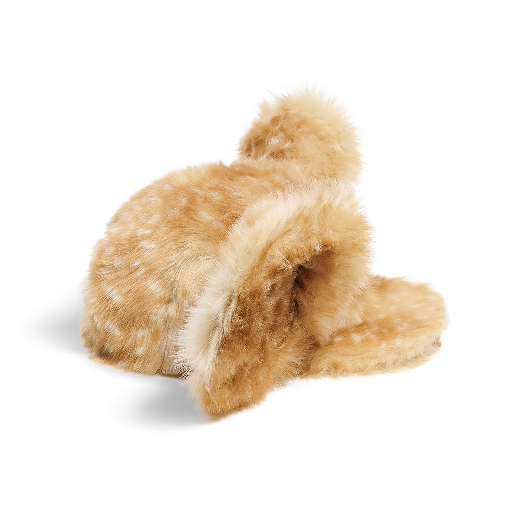 Fluffy Big Ear Snapback Cap - Yellow