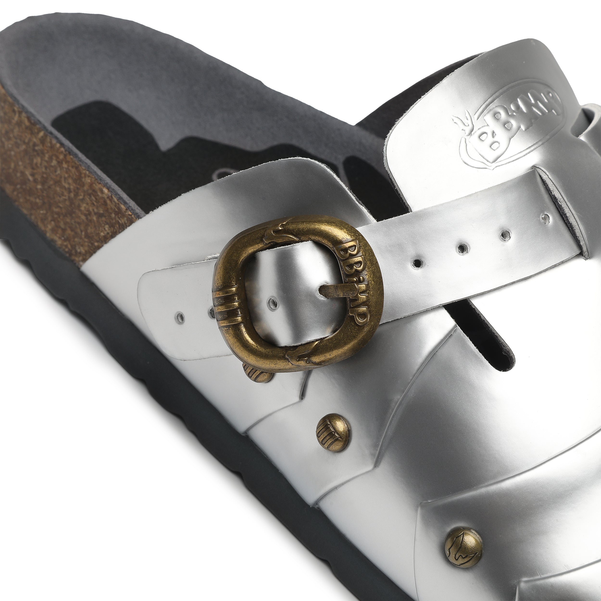 BBiMP Armour Slippers-Silver