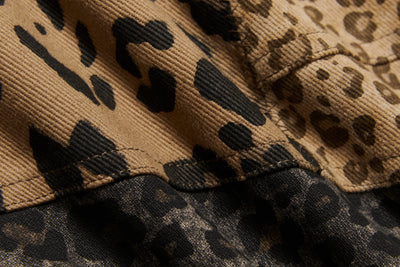 BBiMP Burn Effect Distressed Camo Bomber Jacket - BBiMP