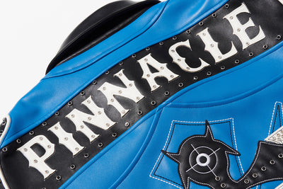 BBiMP Demon Embroidery Heavy Biker Leather Jacket - BBiMP