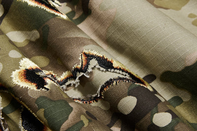 BBiMP Double Layer Burnt Camo Bomber Jacket - BBiMP