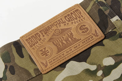 BBiMP Distressed Camo Tactical Cargo Pants - BBiMP
