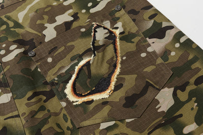 BBiMP Distressed Camo Tactical Cargo Pants - BBiMP