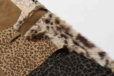 BBiMP Patchwork Leopard Print Trousers - BBiMP