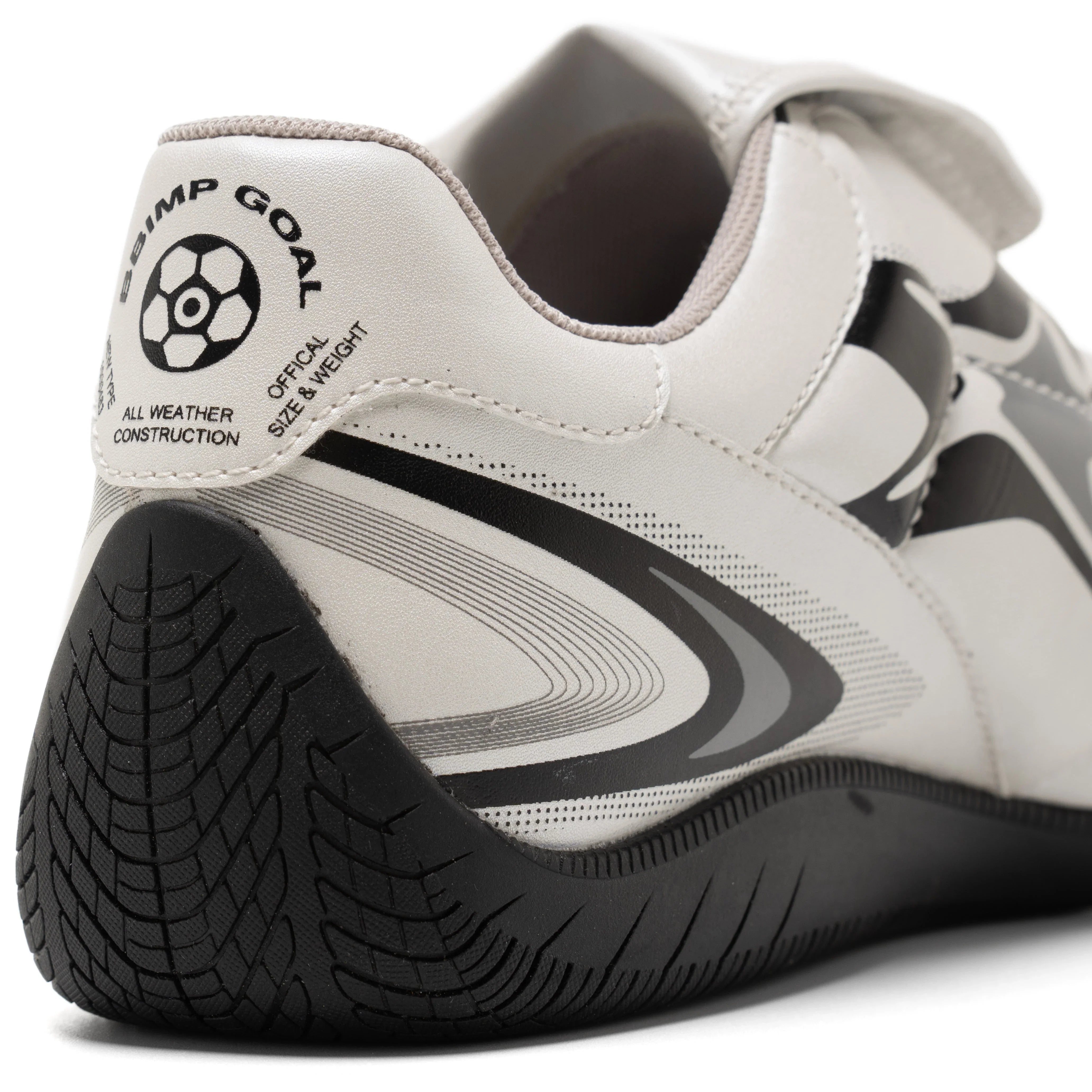BBiMP Goal Soccer Shoes-White - BBiMP