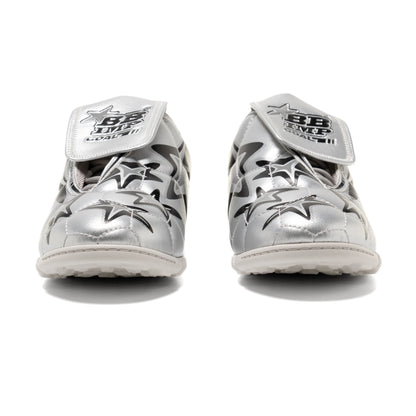 BBiMP Goal Soccer Shoes-Silver - BBiMP