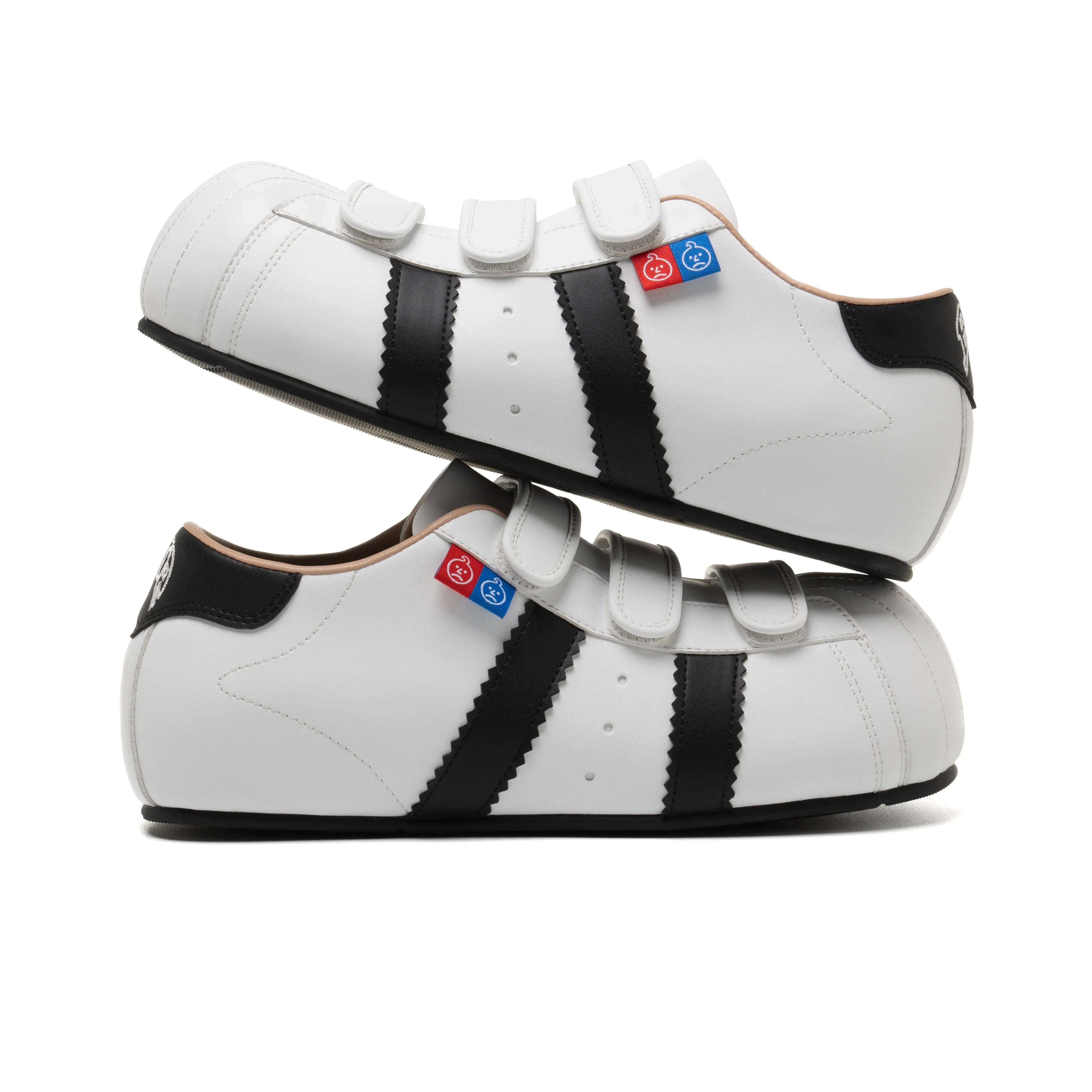 翌日発送 BBIMP ホワイト ブラック ベルクロ スニーカー BBiMP Cartoon Sneaker-White | BBiMP