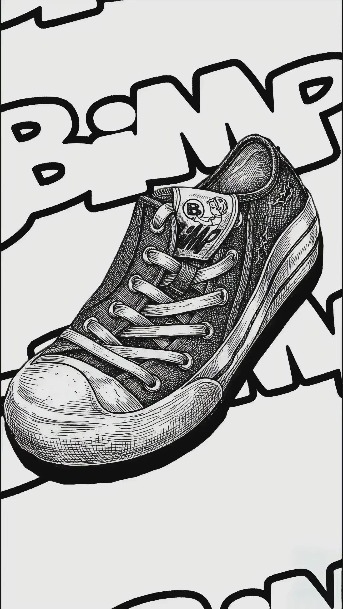 Load video: BBiMP Twist Cavans Sneaker